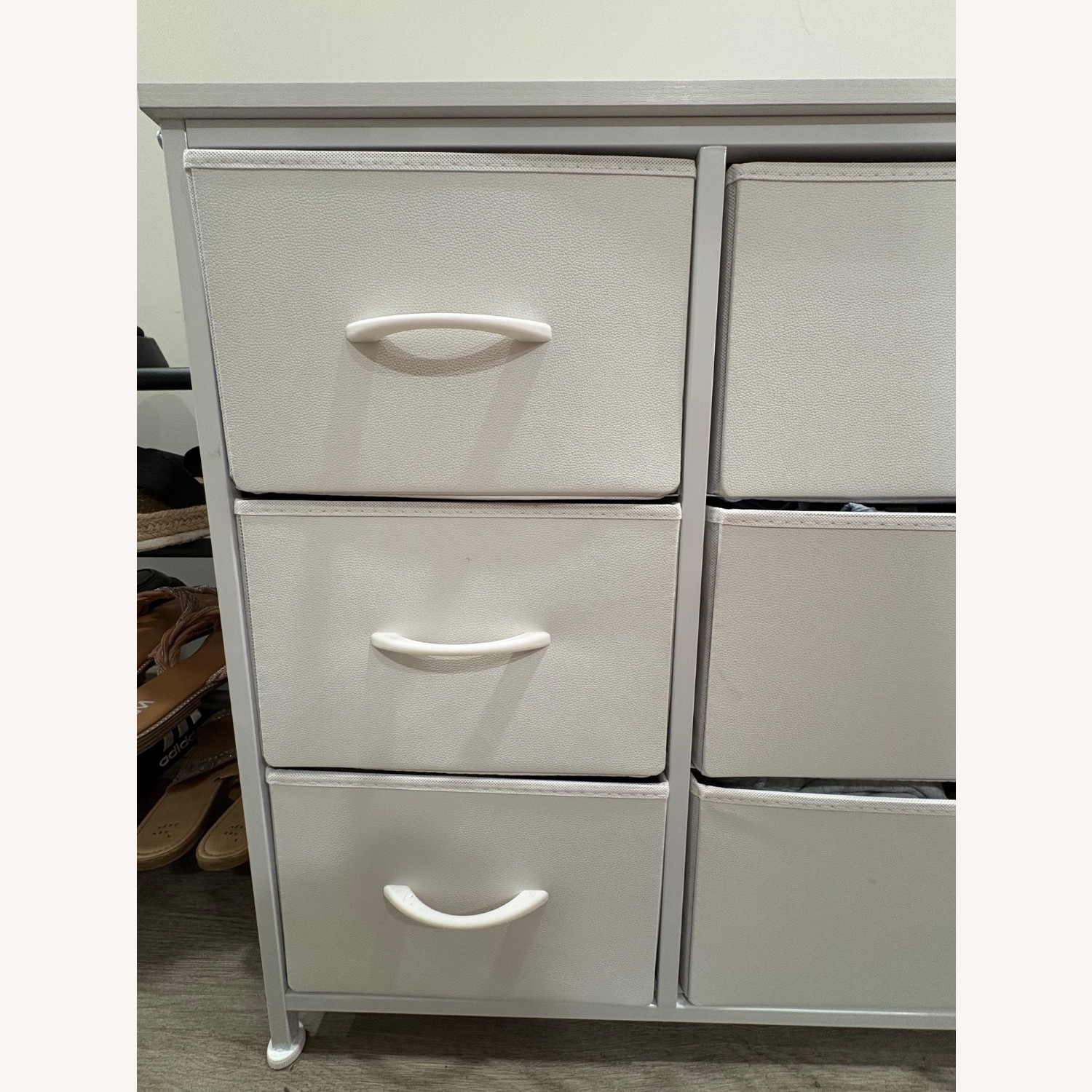 Walmart White Wood Media Storage - image-4