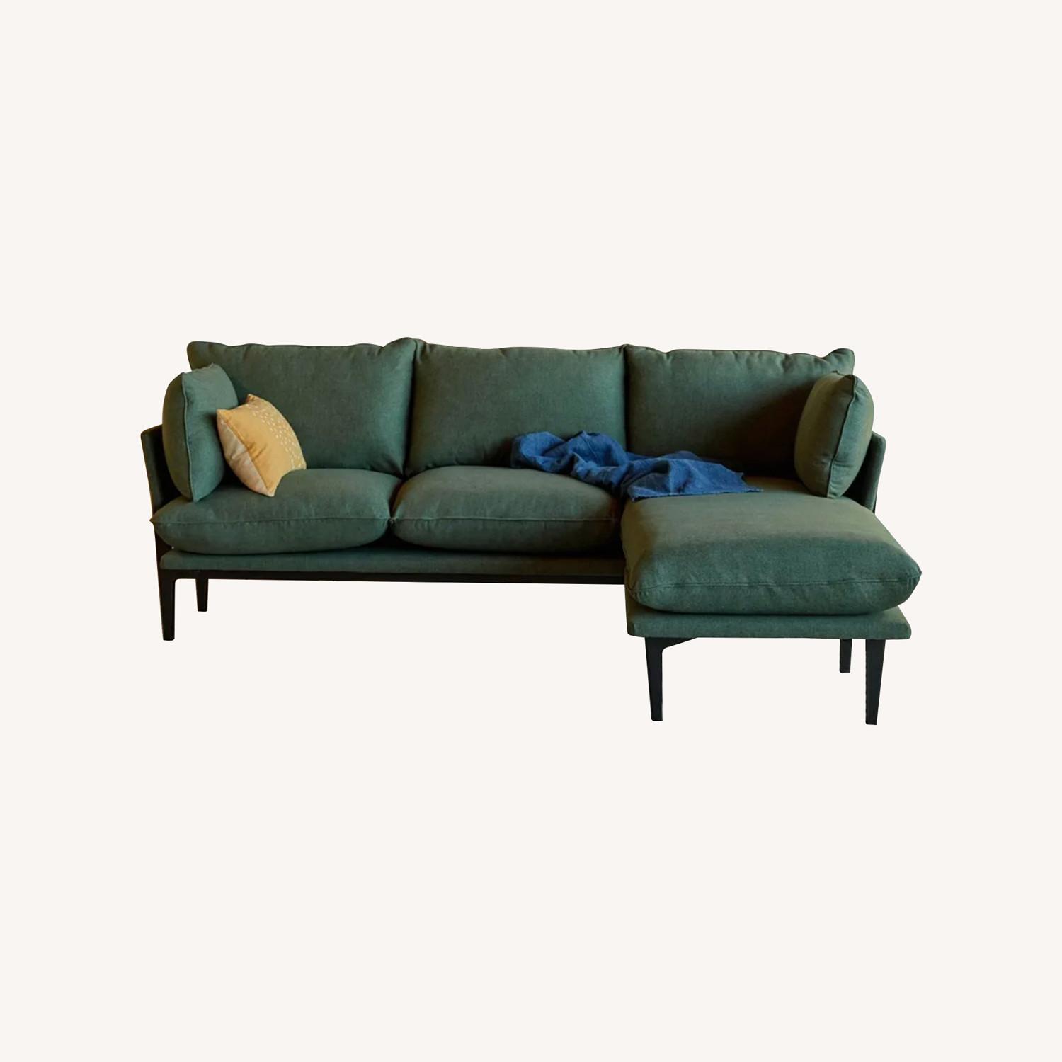 Floyd 1.0 Blue Fabric 3+ Piece Sectional - image-0