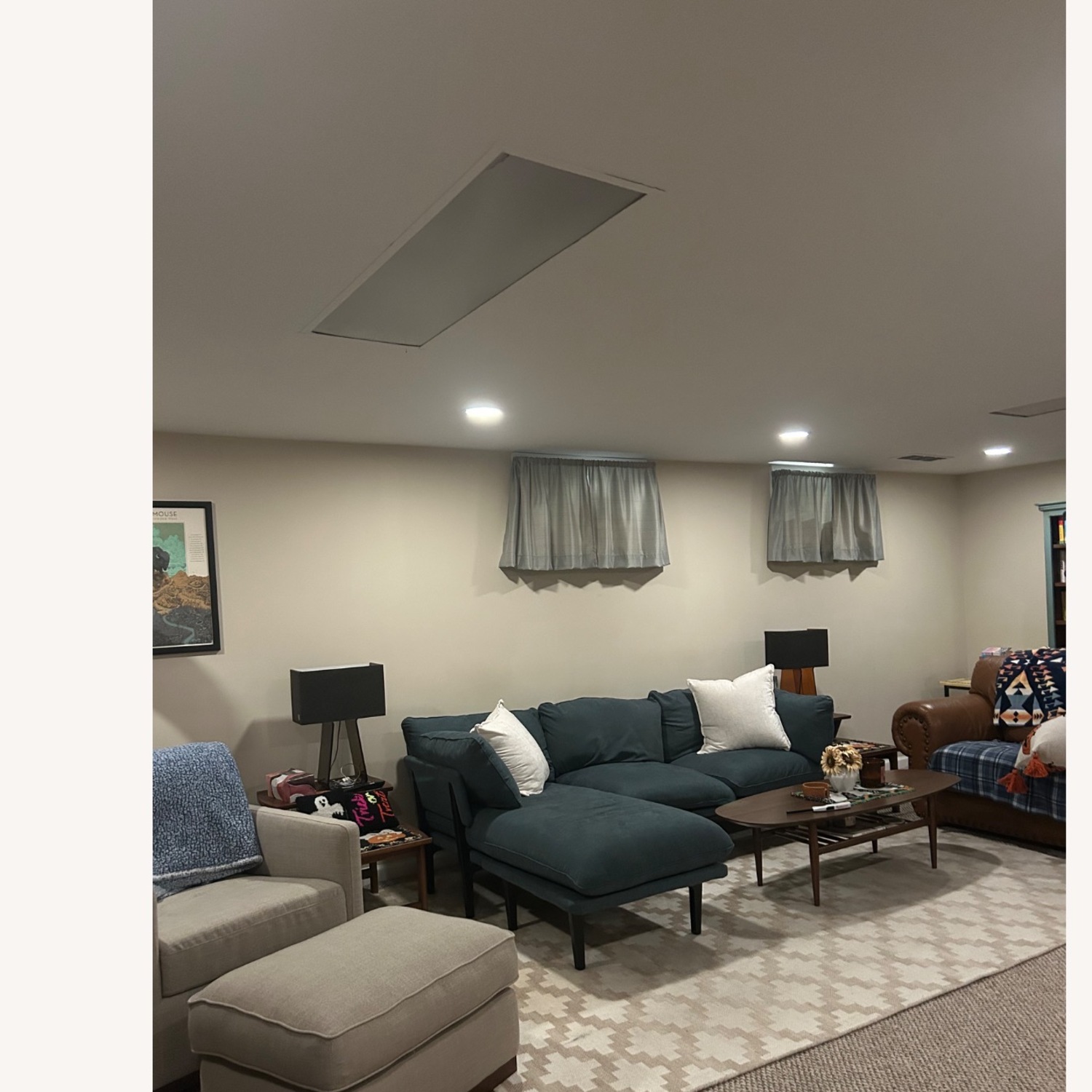 Floyd 1.0 Blue Fabric 3+ Piece Sectional - image-5