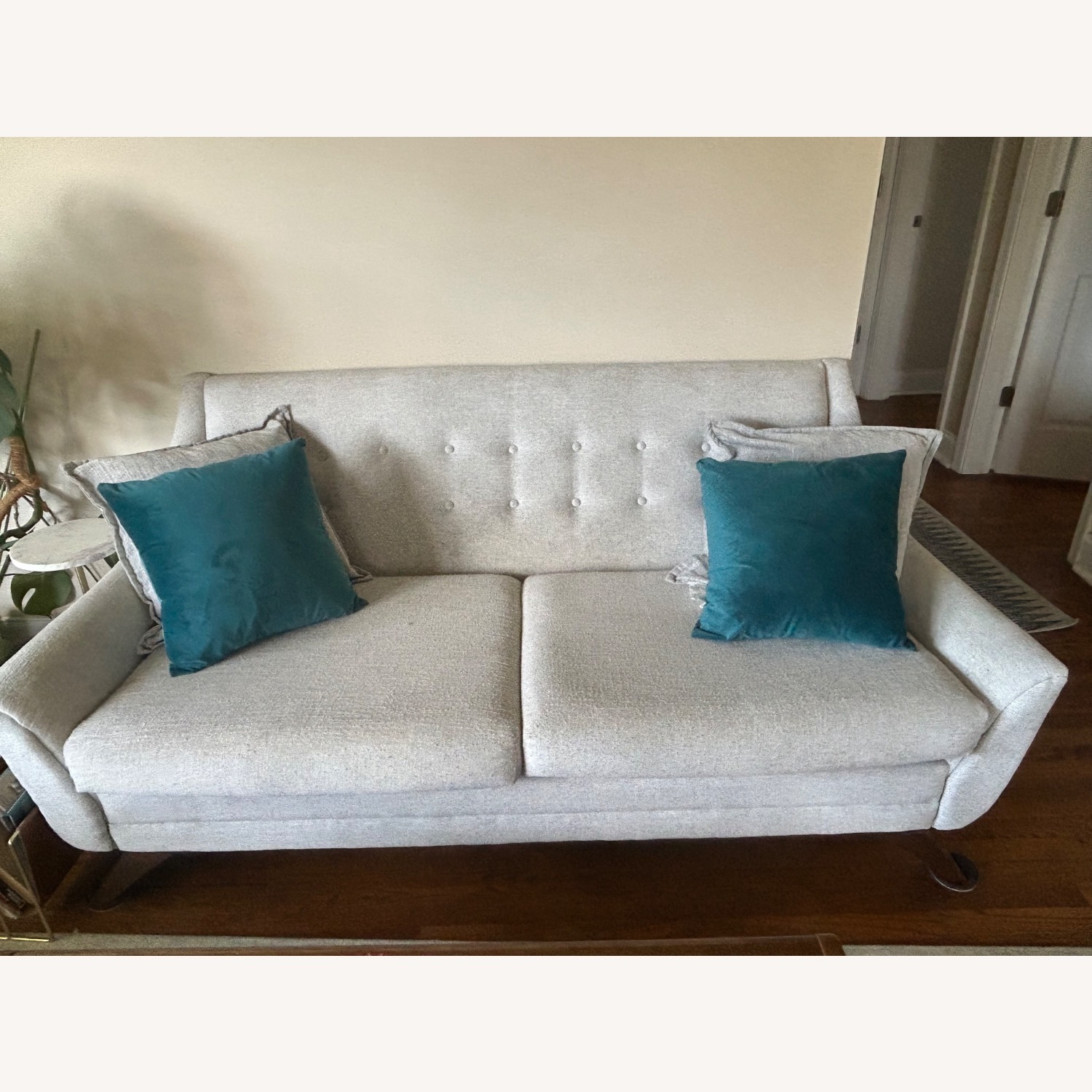 Joybird Hughes Light Gray Fabric 2 Seater Sofa - image-1