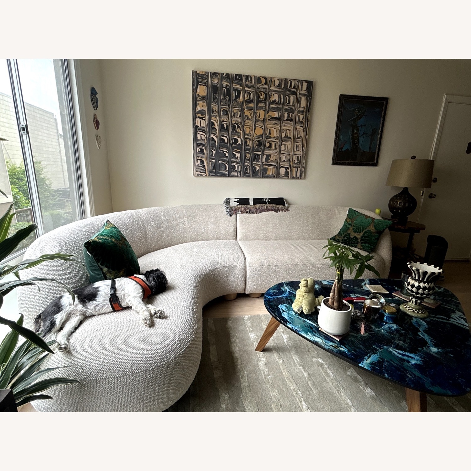 West Elm Laurent 2 Piece Sectional Couch - image-2