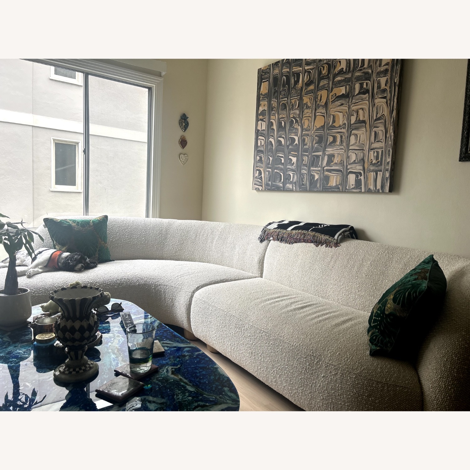 West Elm Laurent 2 Piece Sectional Couch - image-3