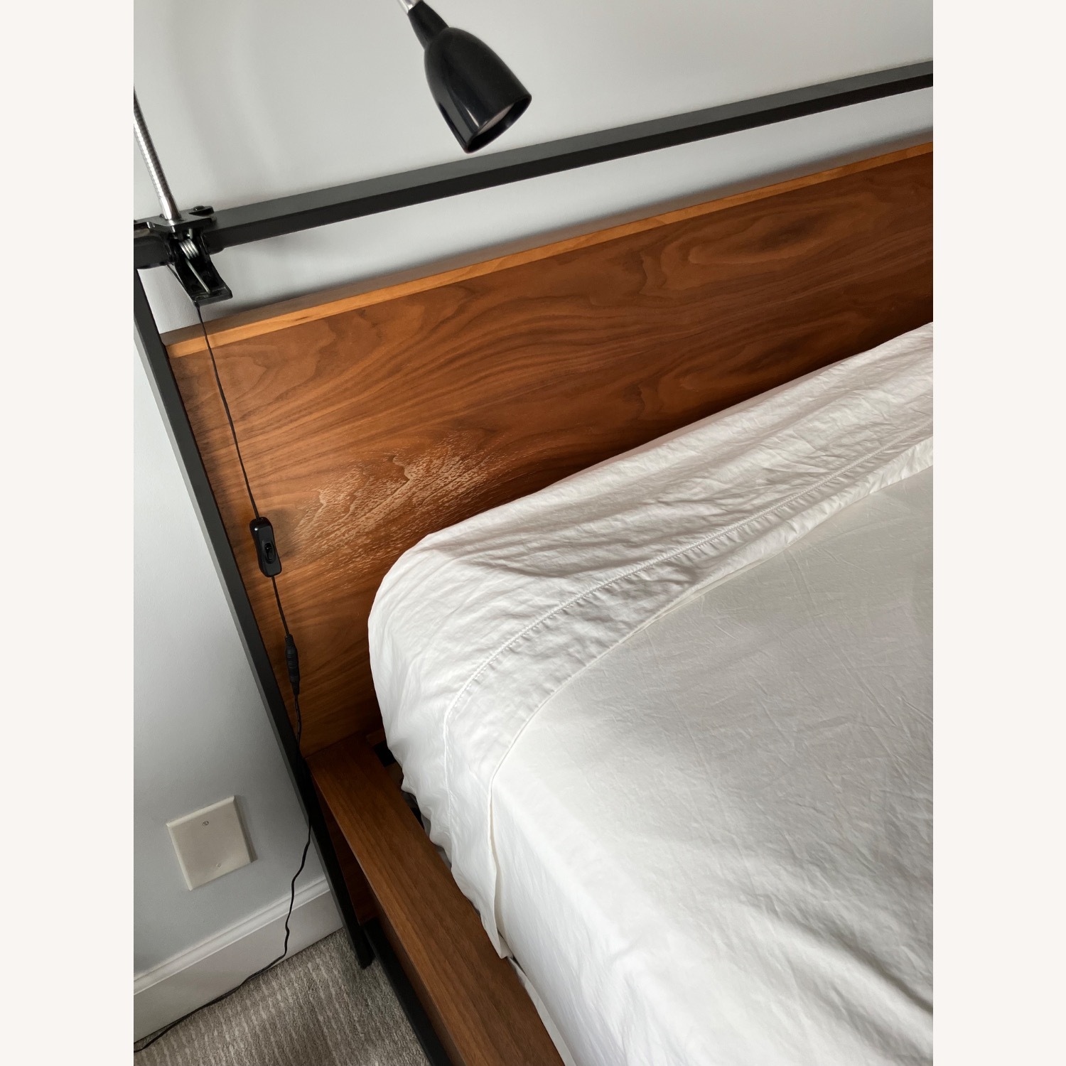 Crate & Barrel Bowery storage Bed Queen - image-5