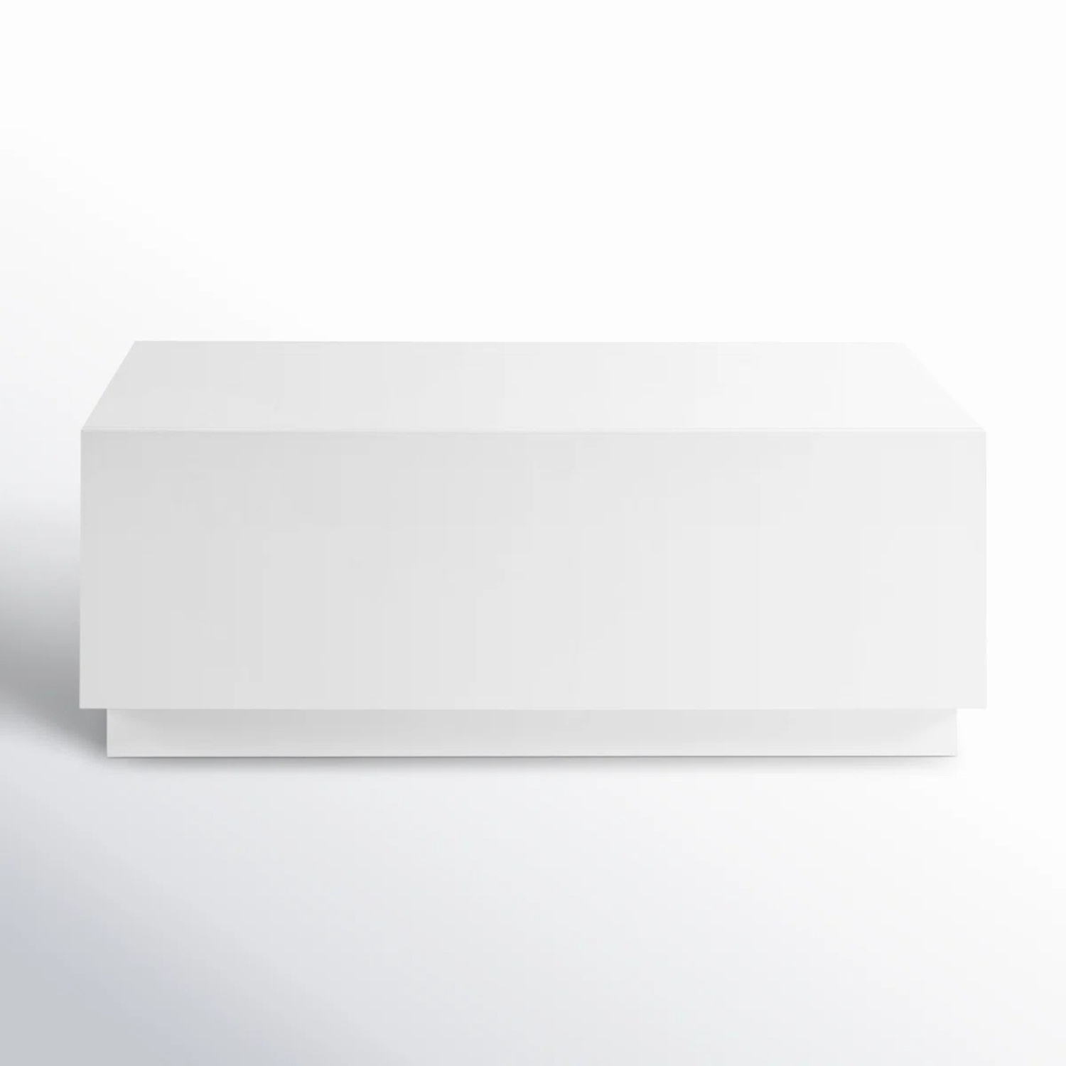 AllModern Carson White Wood Coffee Table - image-4