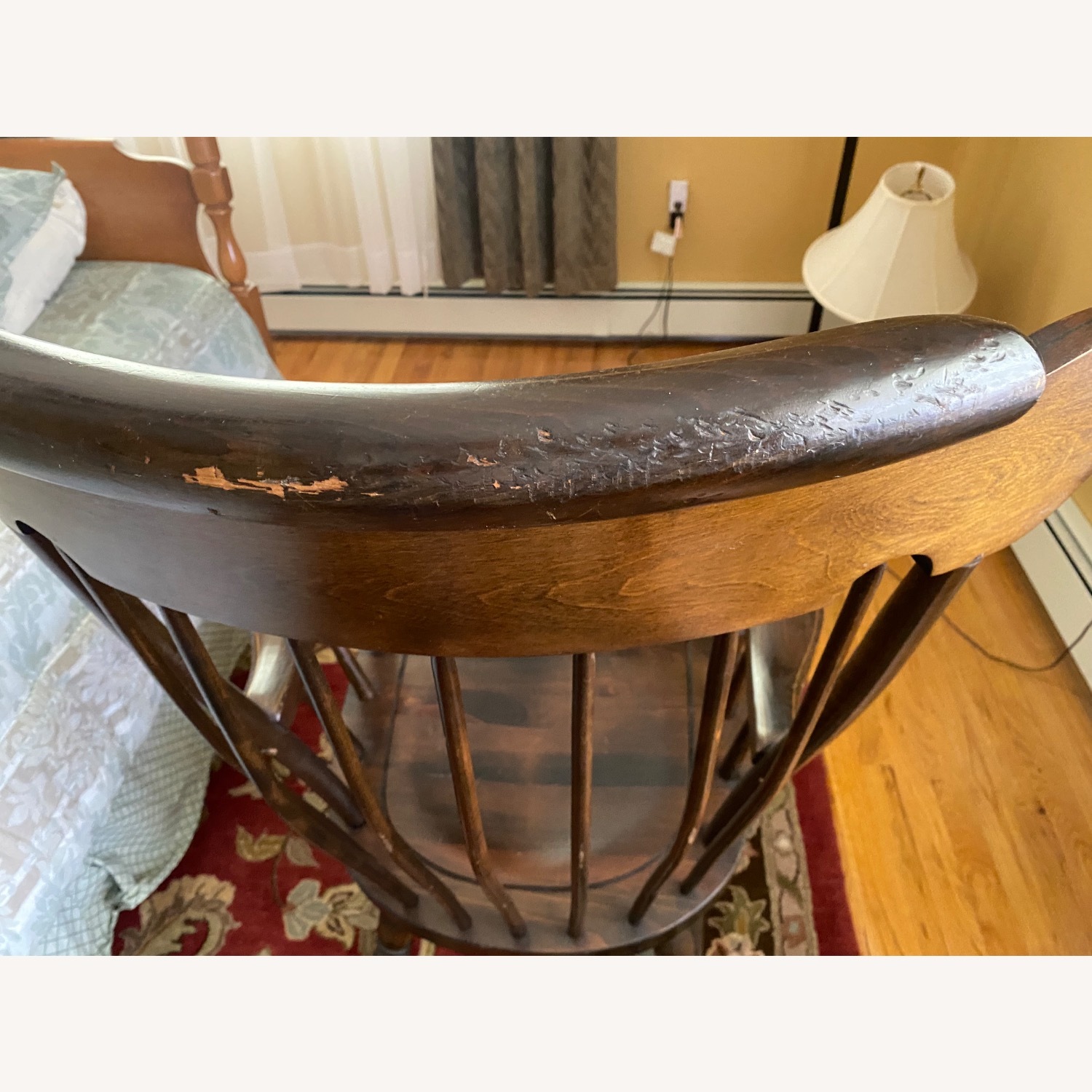 Ethan Allen Barnstable Dark Brown Armchair - image-10