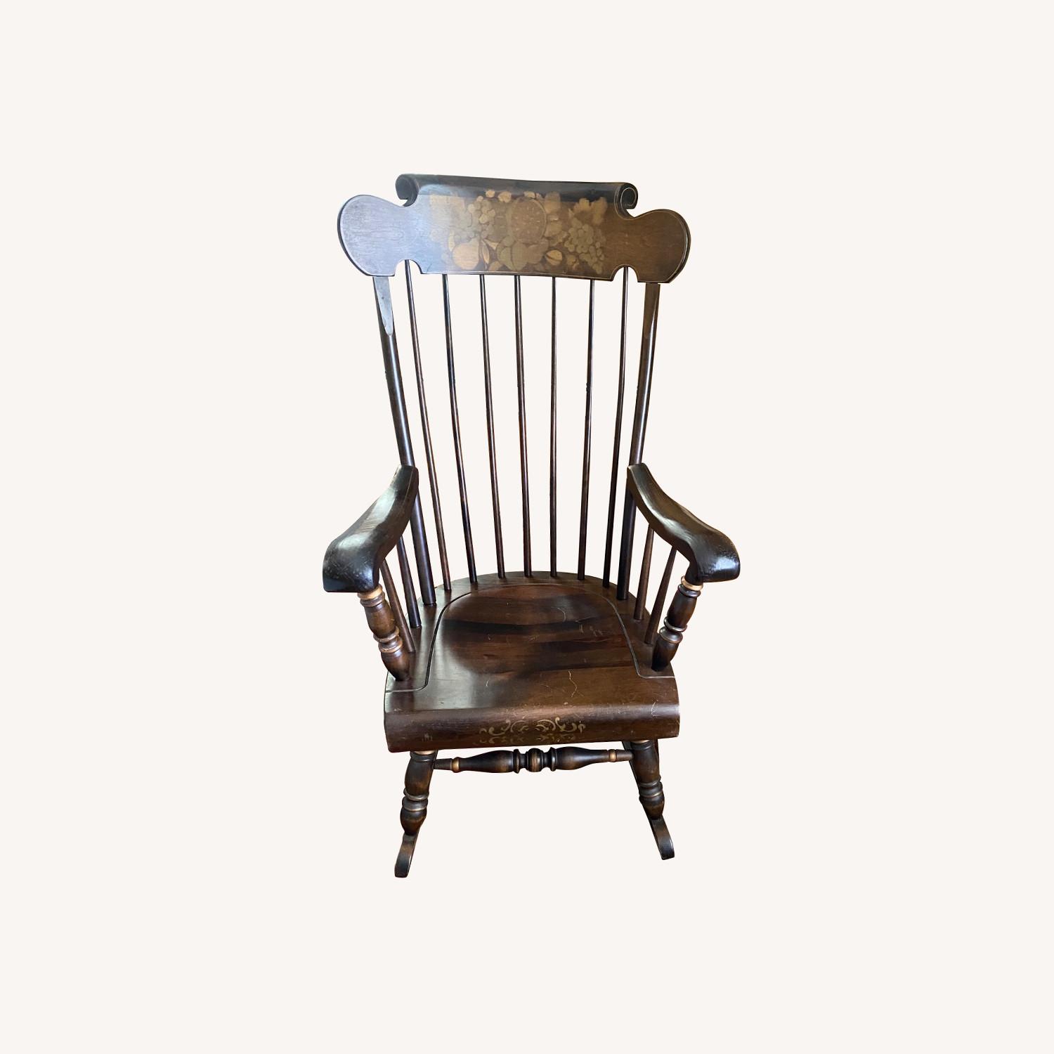 Ethan Allen Barnstable Dark Brown Armchair - image-0