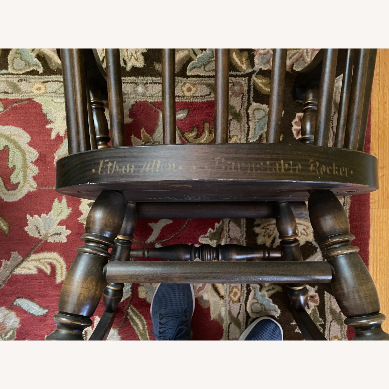 Ethan Allen Barnstable Dark Brown Armchair - image-4
