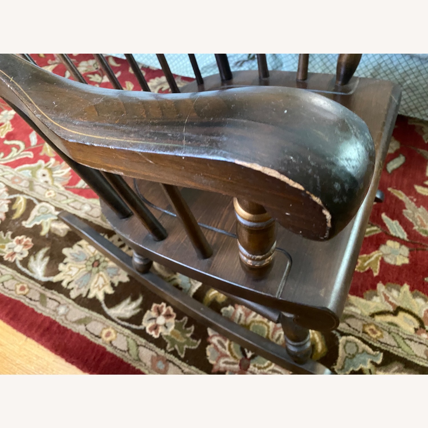 Ethan Allen Barnstable Dark Brown Armchair - image-11