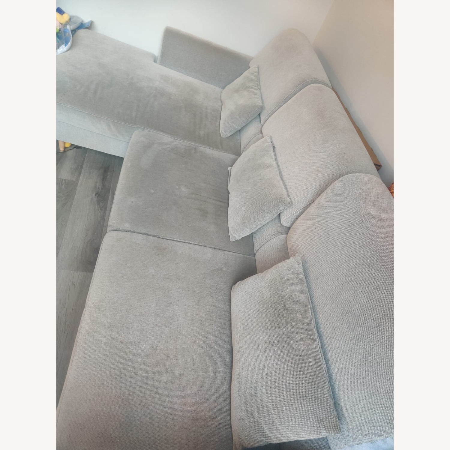 IKEA Slatrop 3 wide Sofa with Chaise - image-5