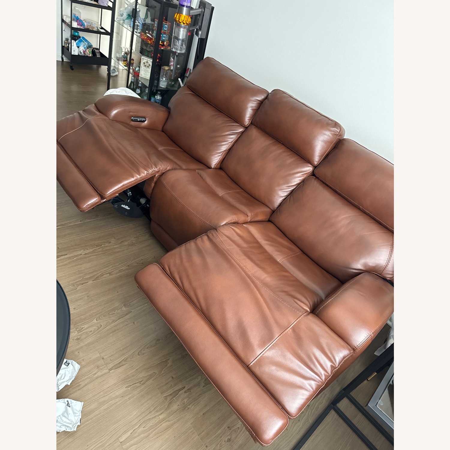 Vintage/Antique Light Brown 3+ Seater Sofa - image-4