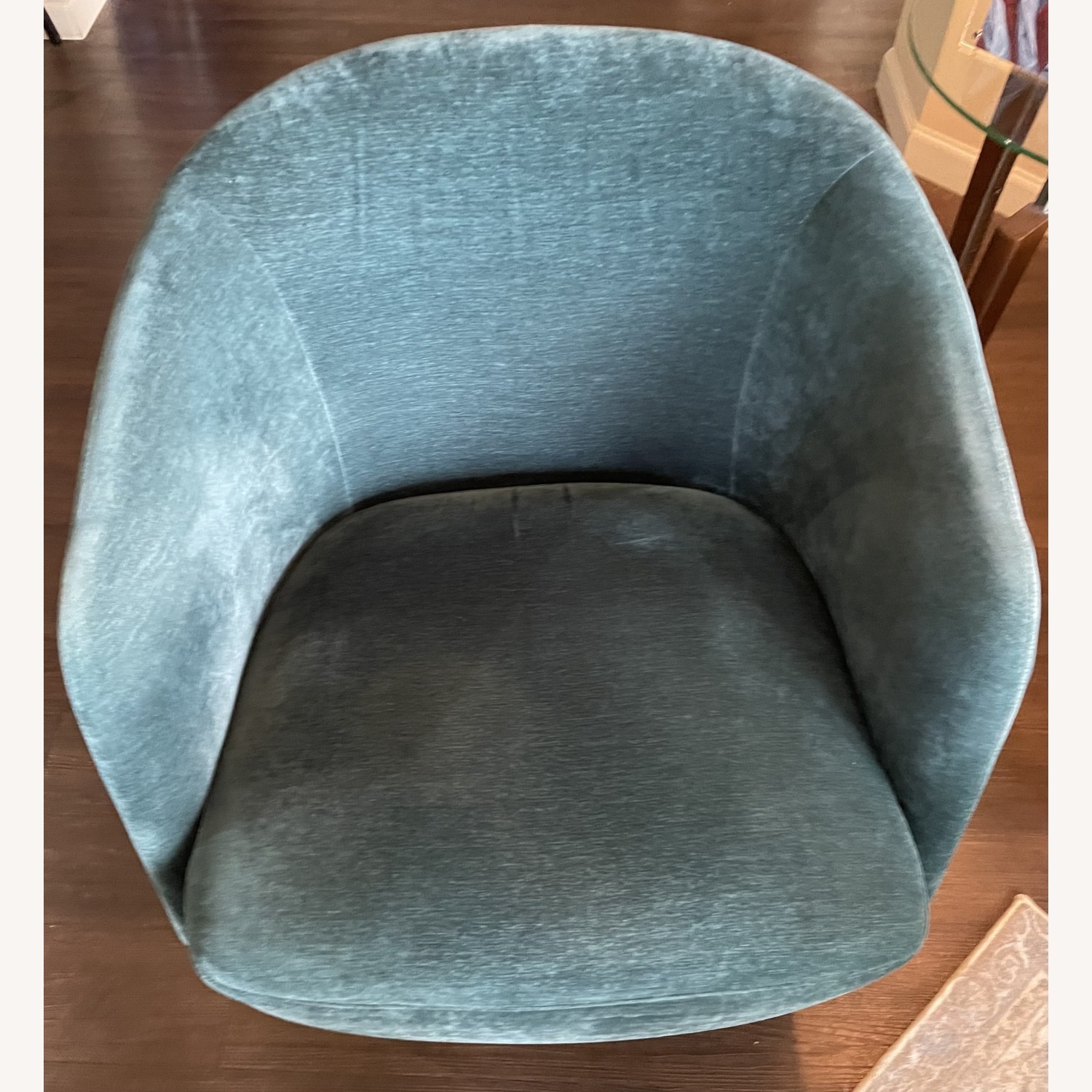 World Market Green Fabric Armchair - image-3