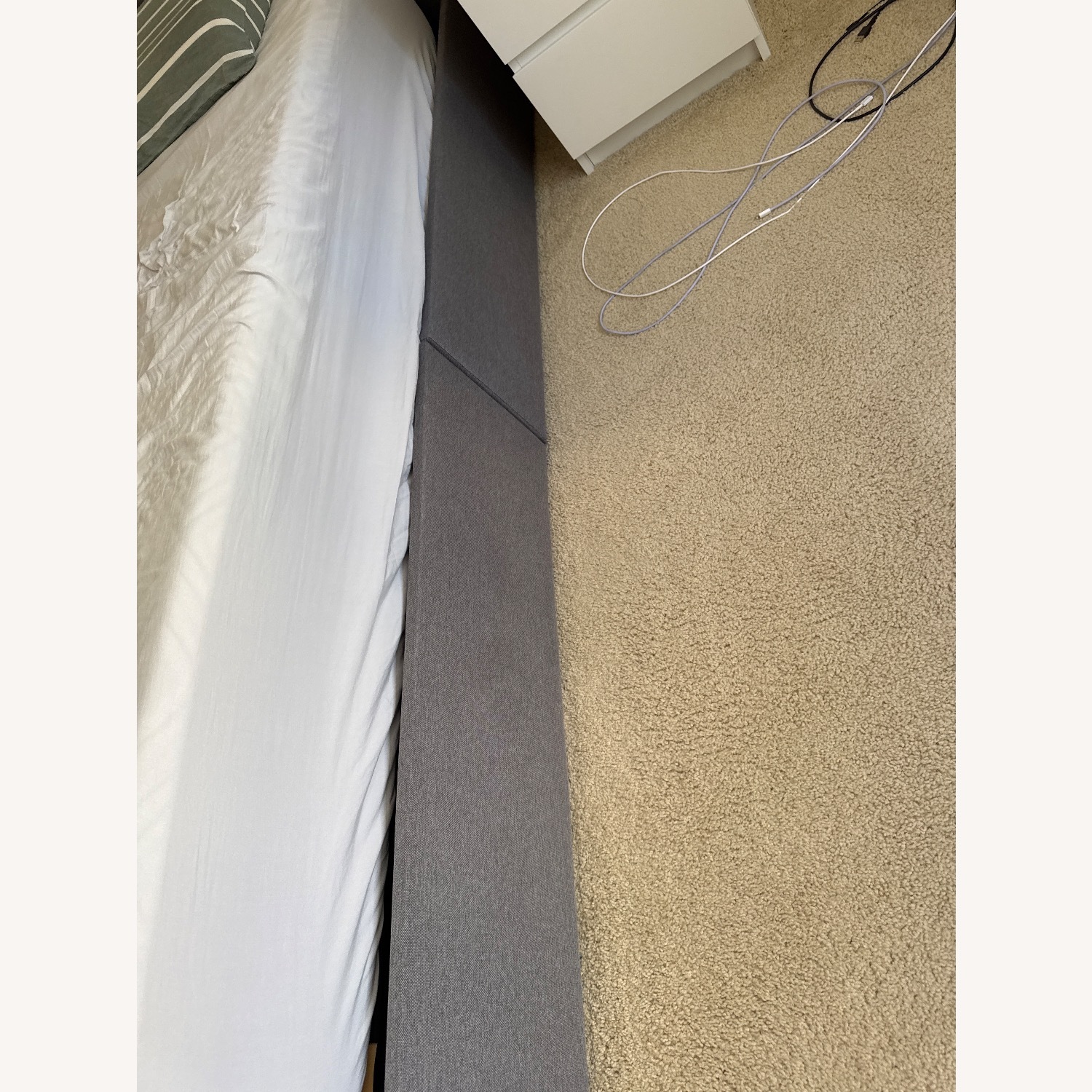 Wayfair Green Wood Queen Bed - image-1