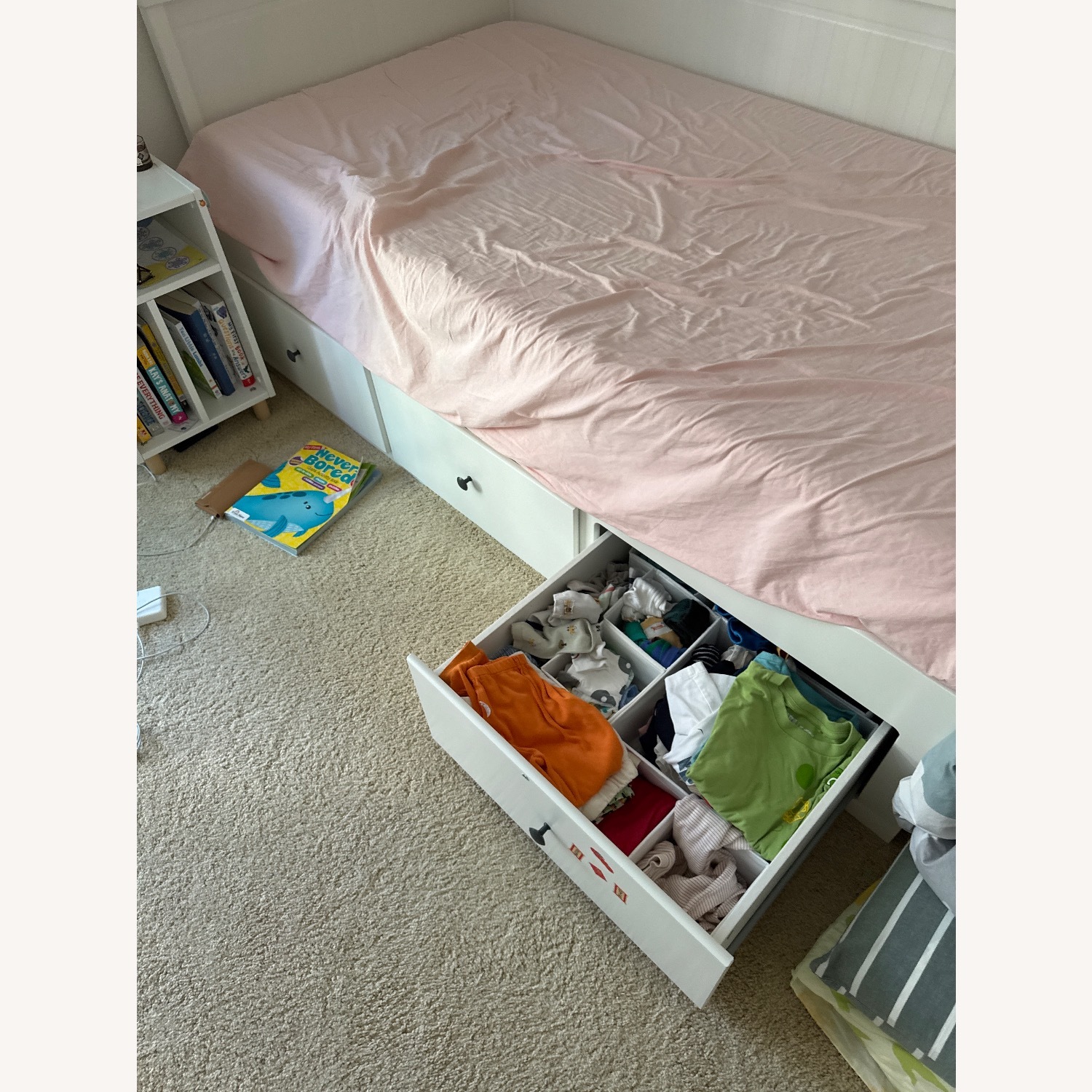 IKEA HEMNES White Wood Daybed - image-3
