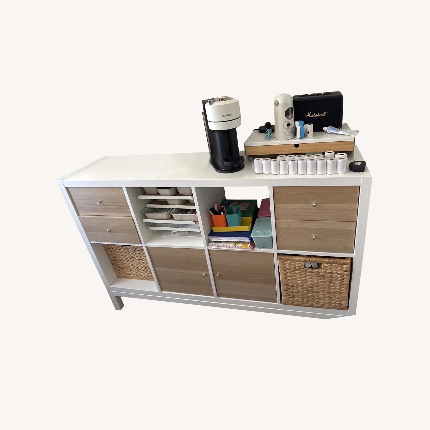 IKEA White Wood Wall Shelf - image-0