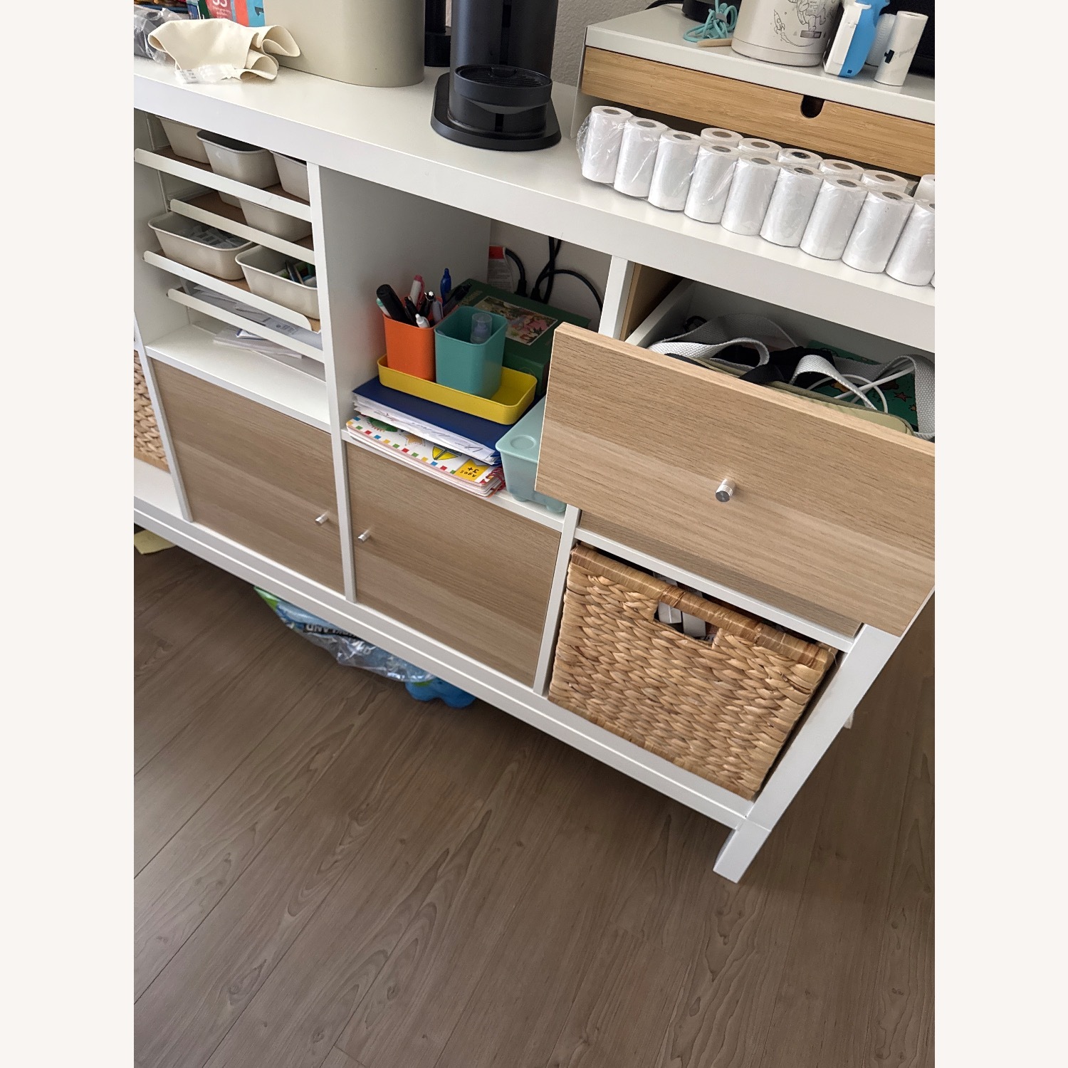 IKEA White Wood Wall Shelf - image-3