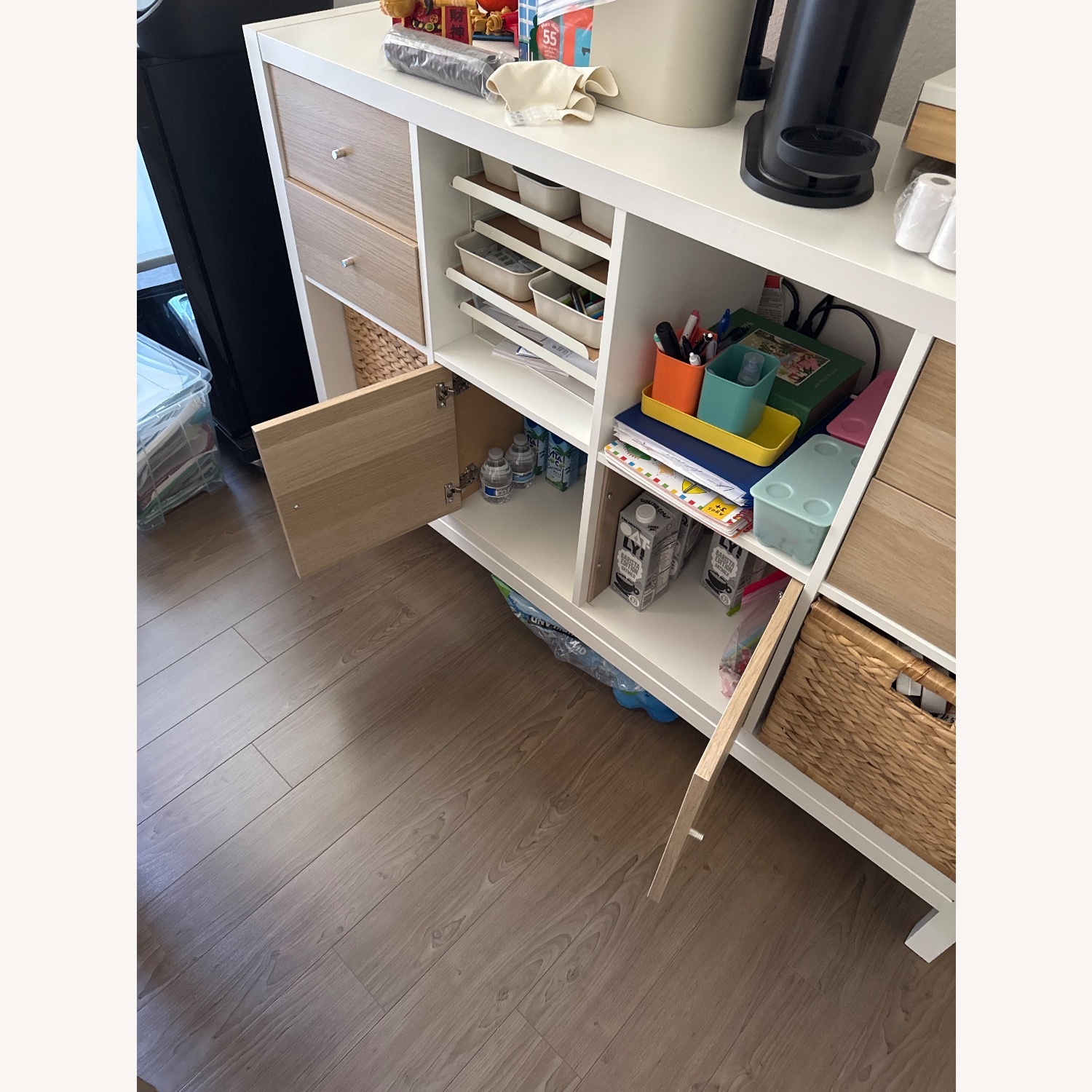 IKEA White Wood Wall Shelf - image-4