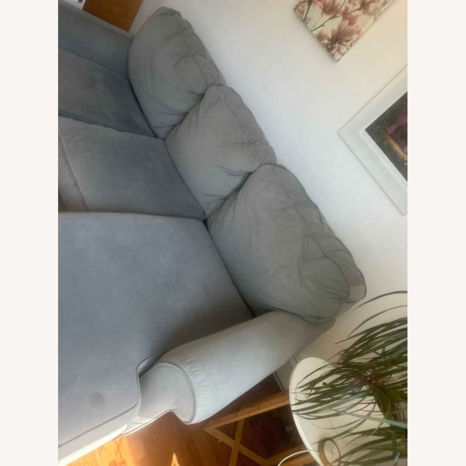 Ashley Furniture Dark Gray Fabric Sleeper Sofa - image-3