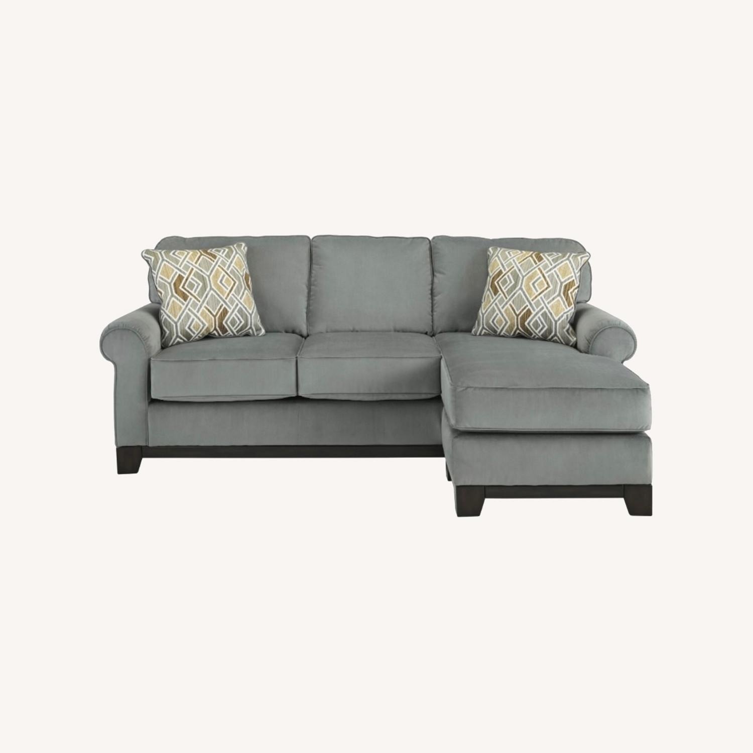 Ashley Furniture Dark Gray Fabric Sleeper Sofa - image-0