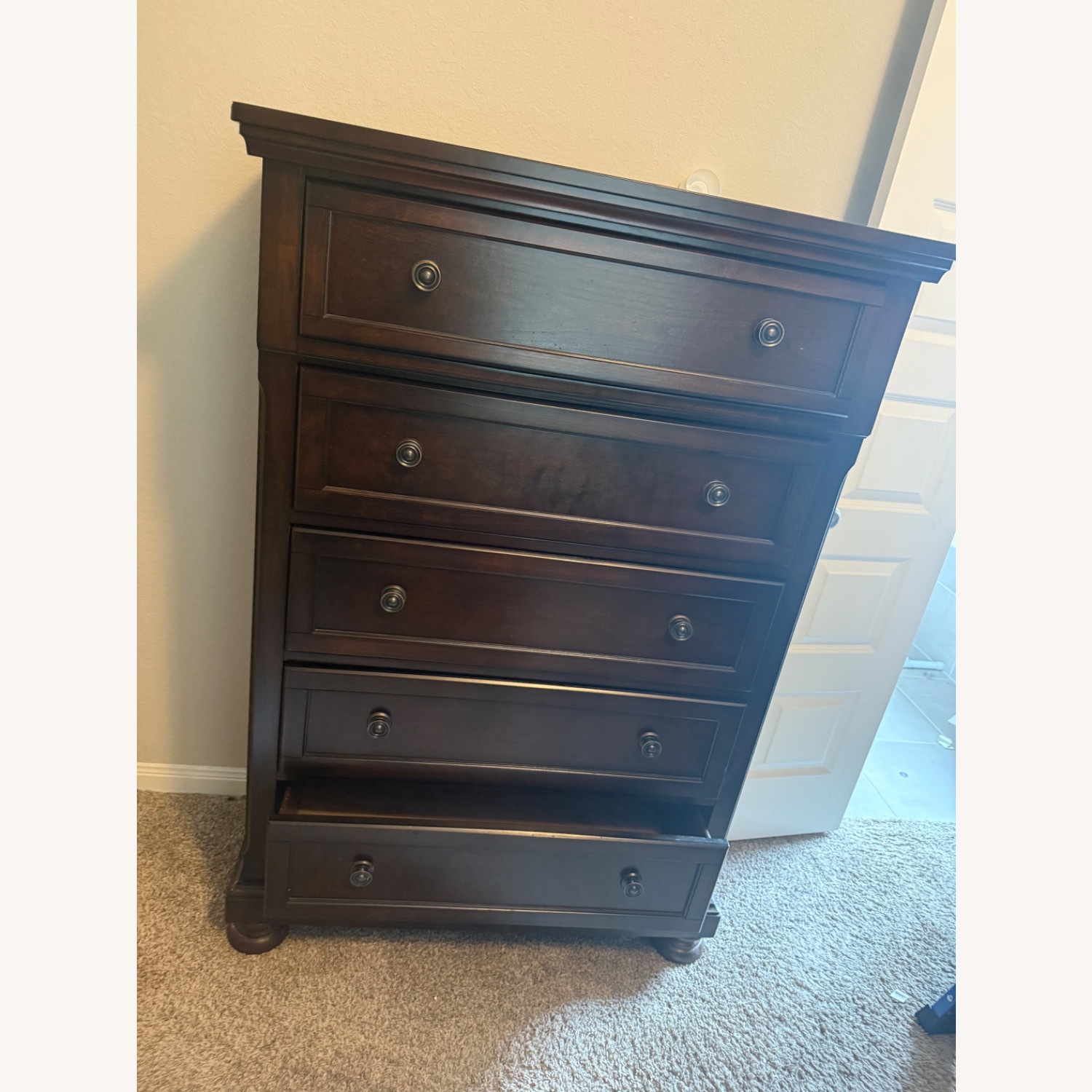 Ashley Furniture Porter Dark Brown Wood King Bed - image-5