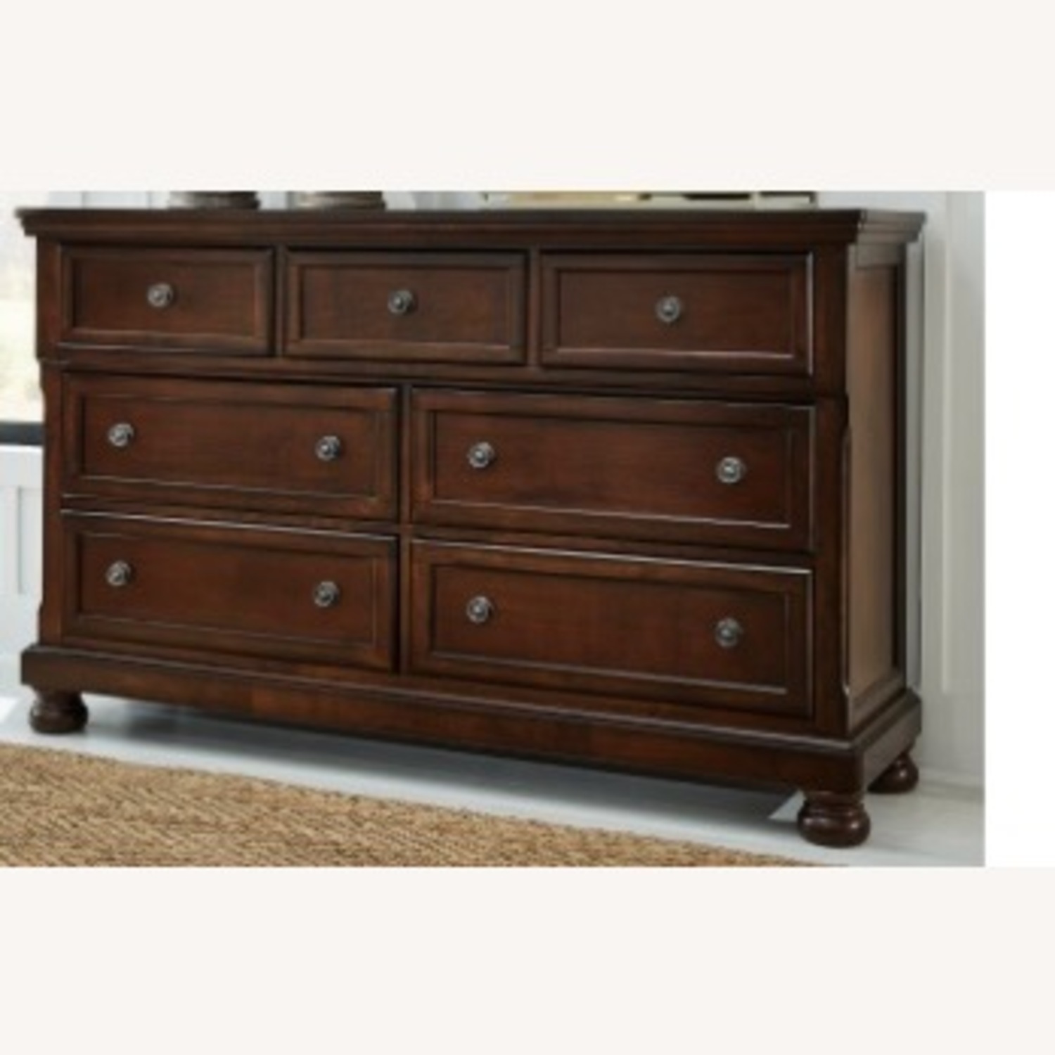 Ashley Furniture Porter Dark Brown Wood King Bed - image-3