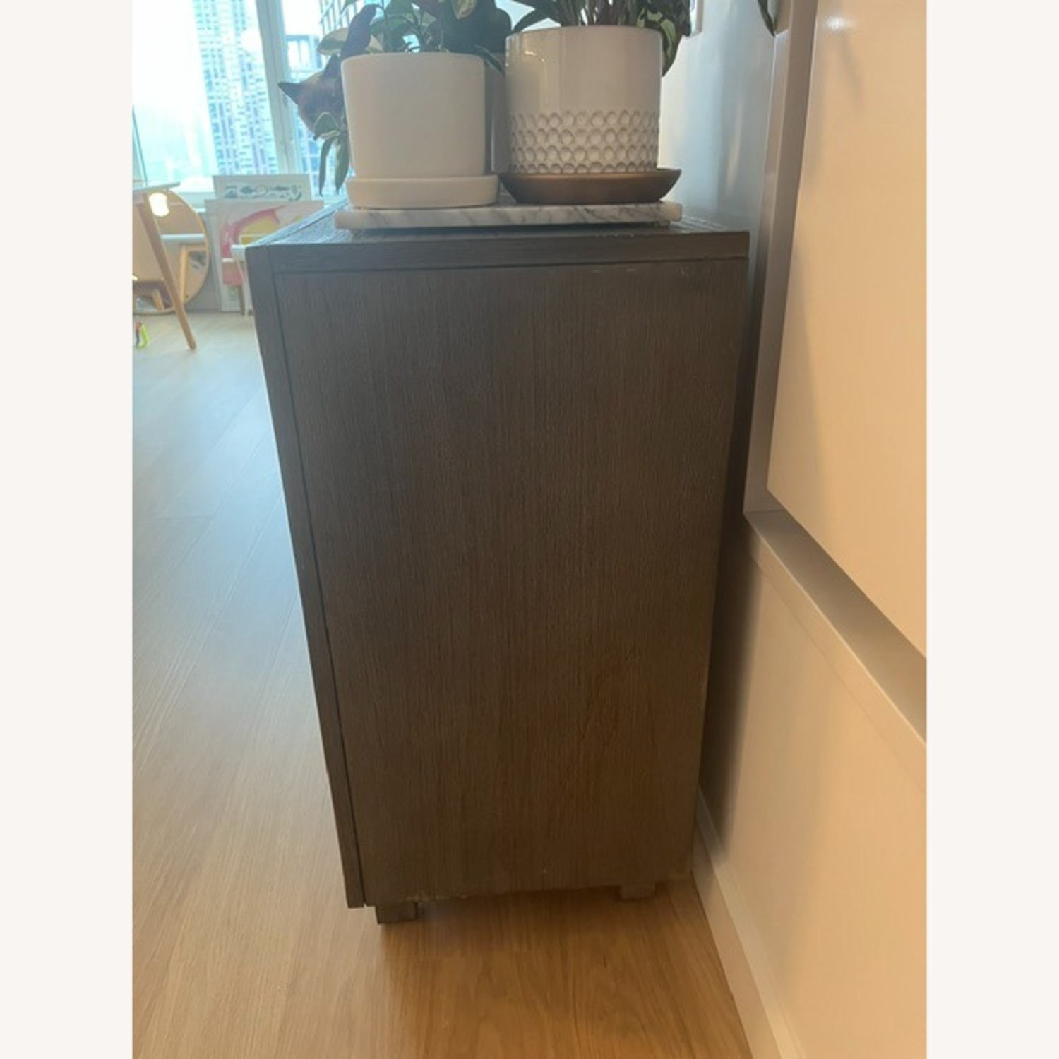 Martin Furniture Dark Gray Wood Media Storage - image-6