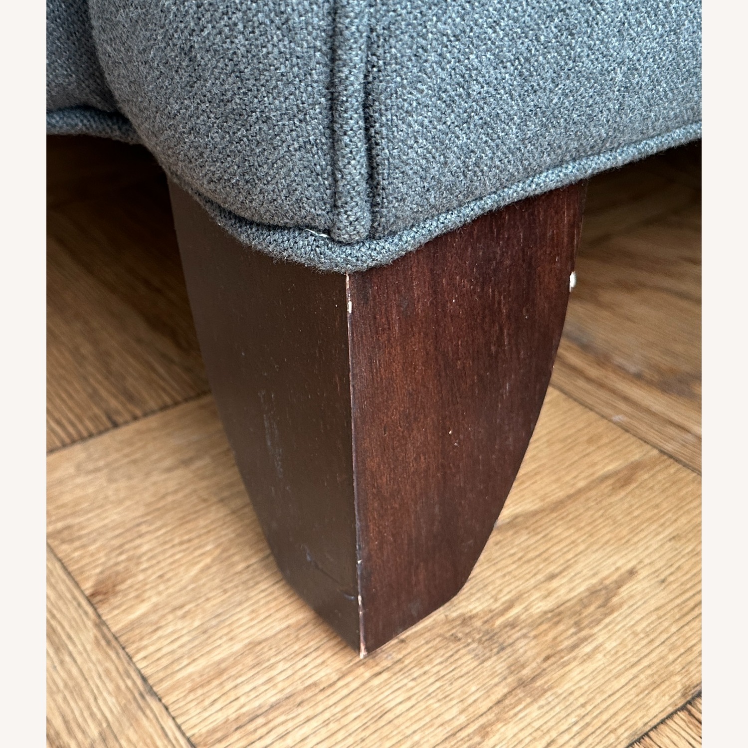 Dark Gray Fabric 3+ Seater Sofa - image-4