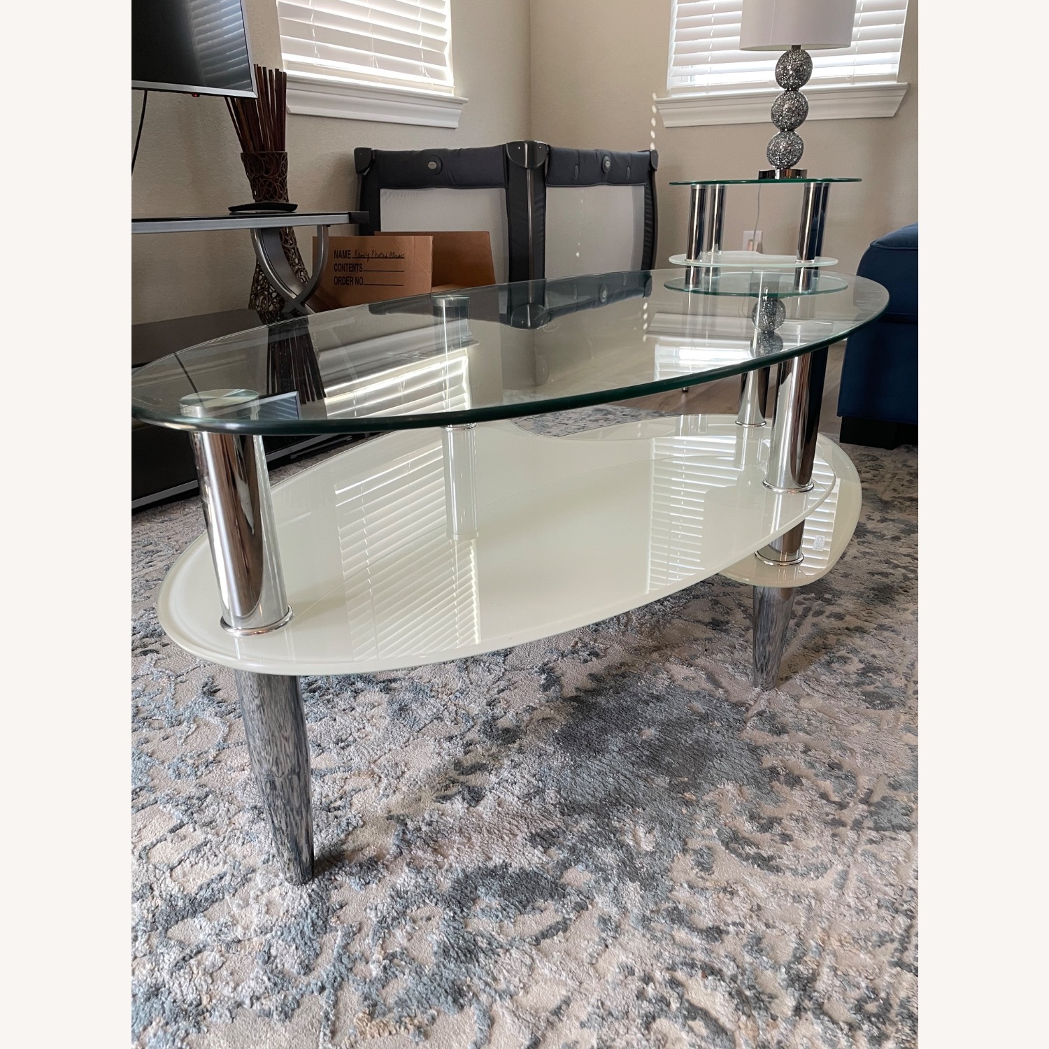 Rooms To Go Brunson Silver End Table - image-4