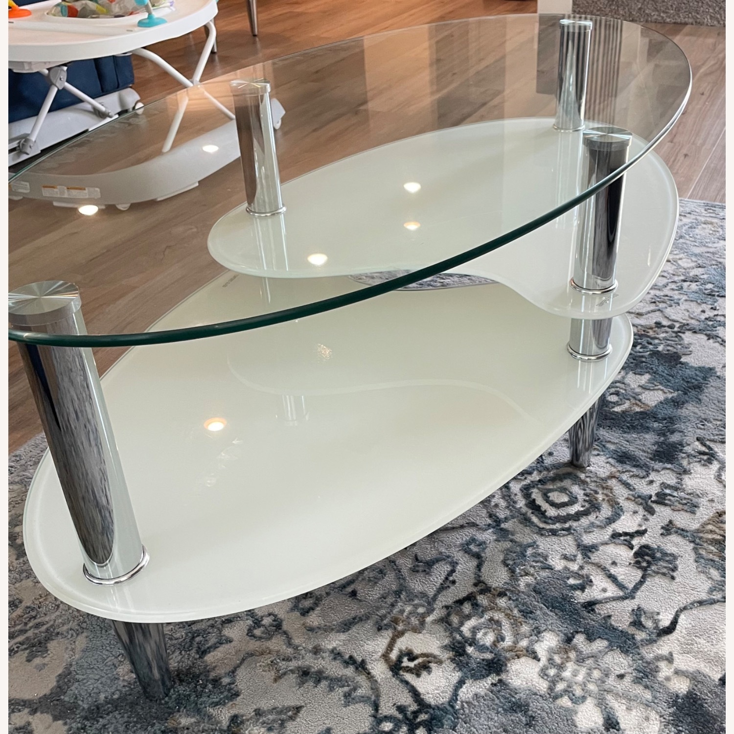 Rooms To Go Brunson Silver End Table - image-9