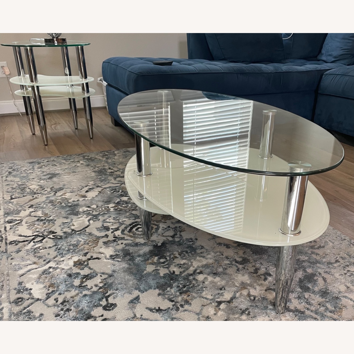 Rooms To Go Brunson Silver End Table - image-3