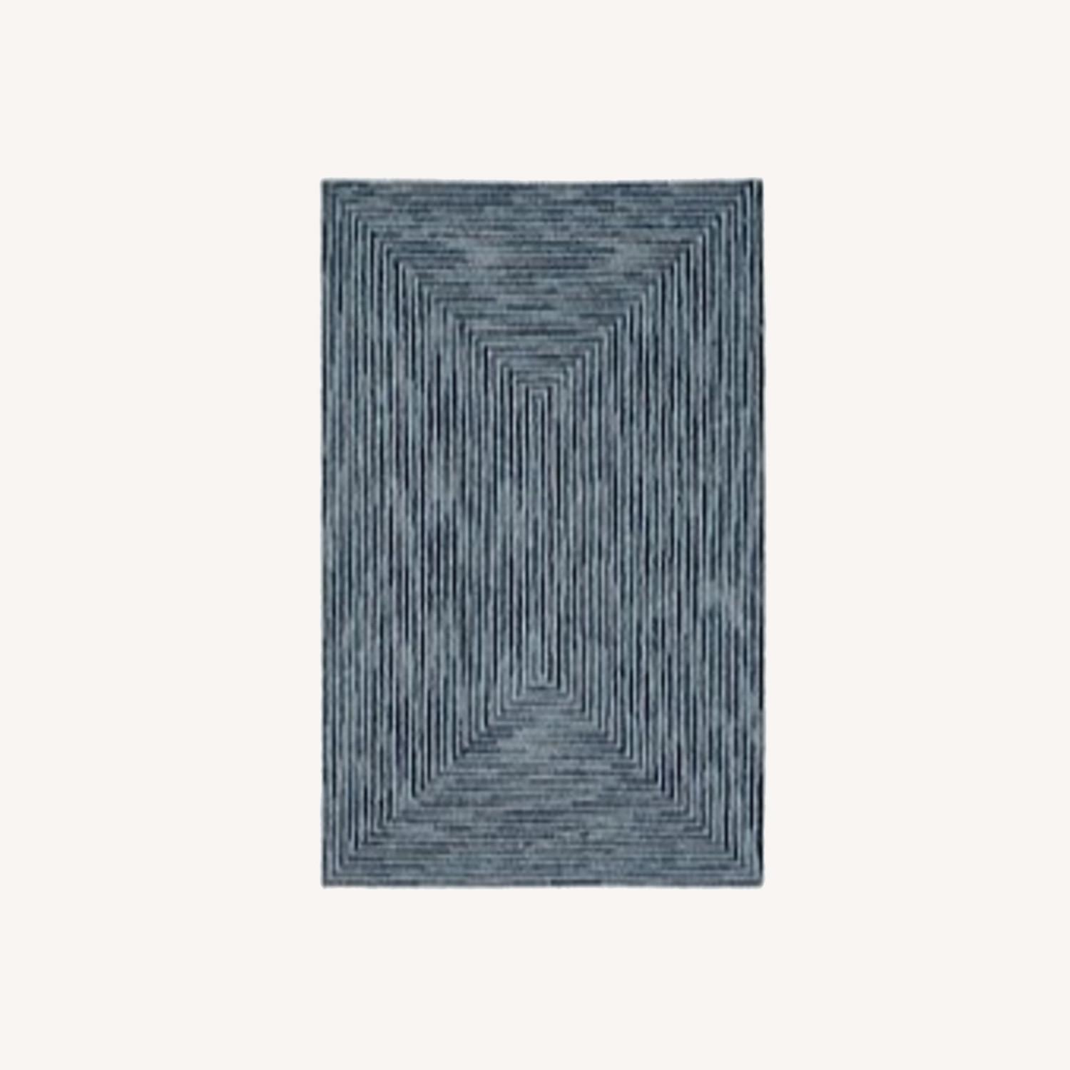 Pottery Barn Kids Mercer Blue Area Rug 8' x 10' - image-0
