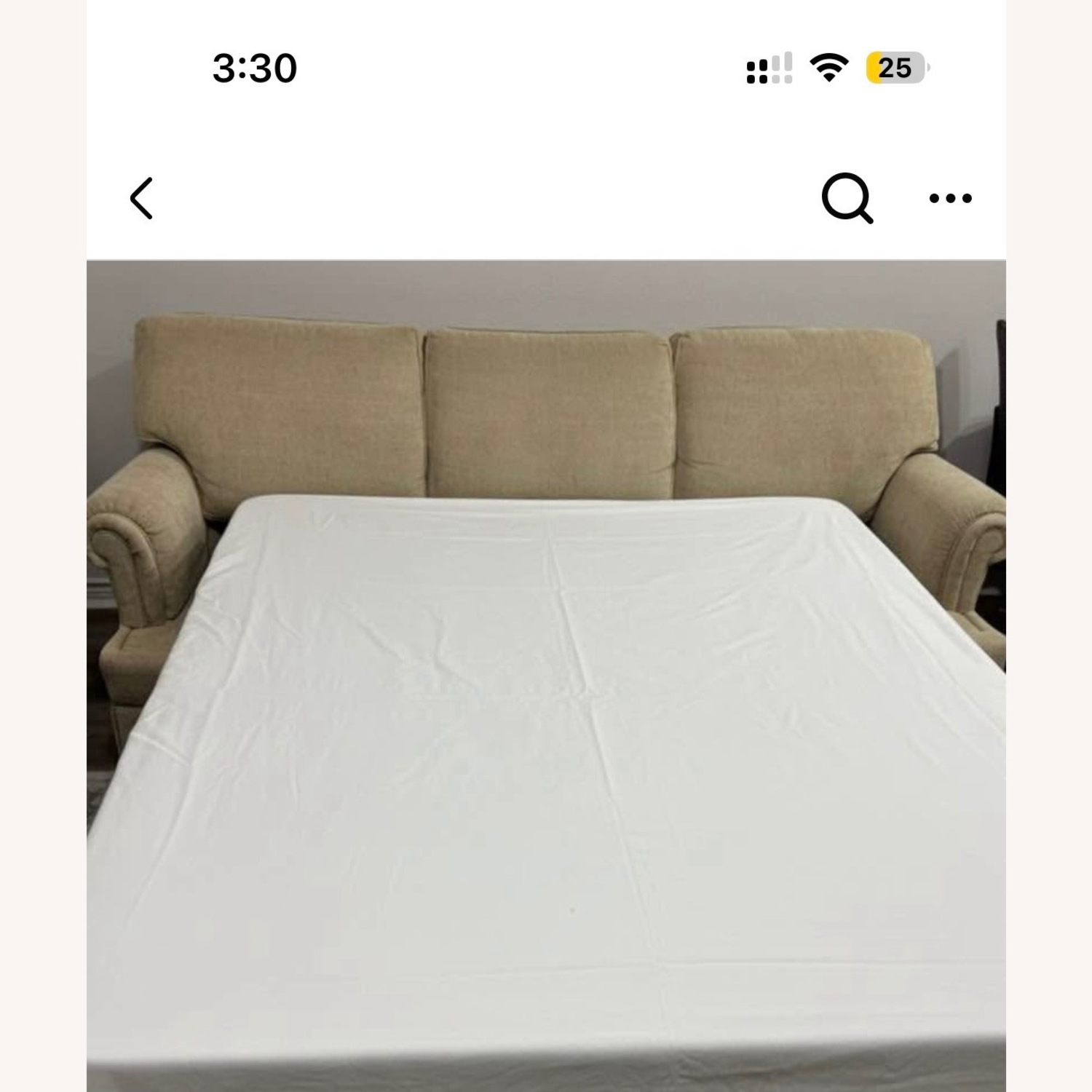 Flex steel 3 Seater Sofa Bed 2 in 1 - image-3