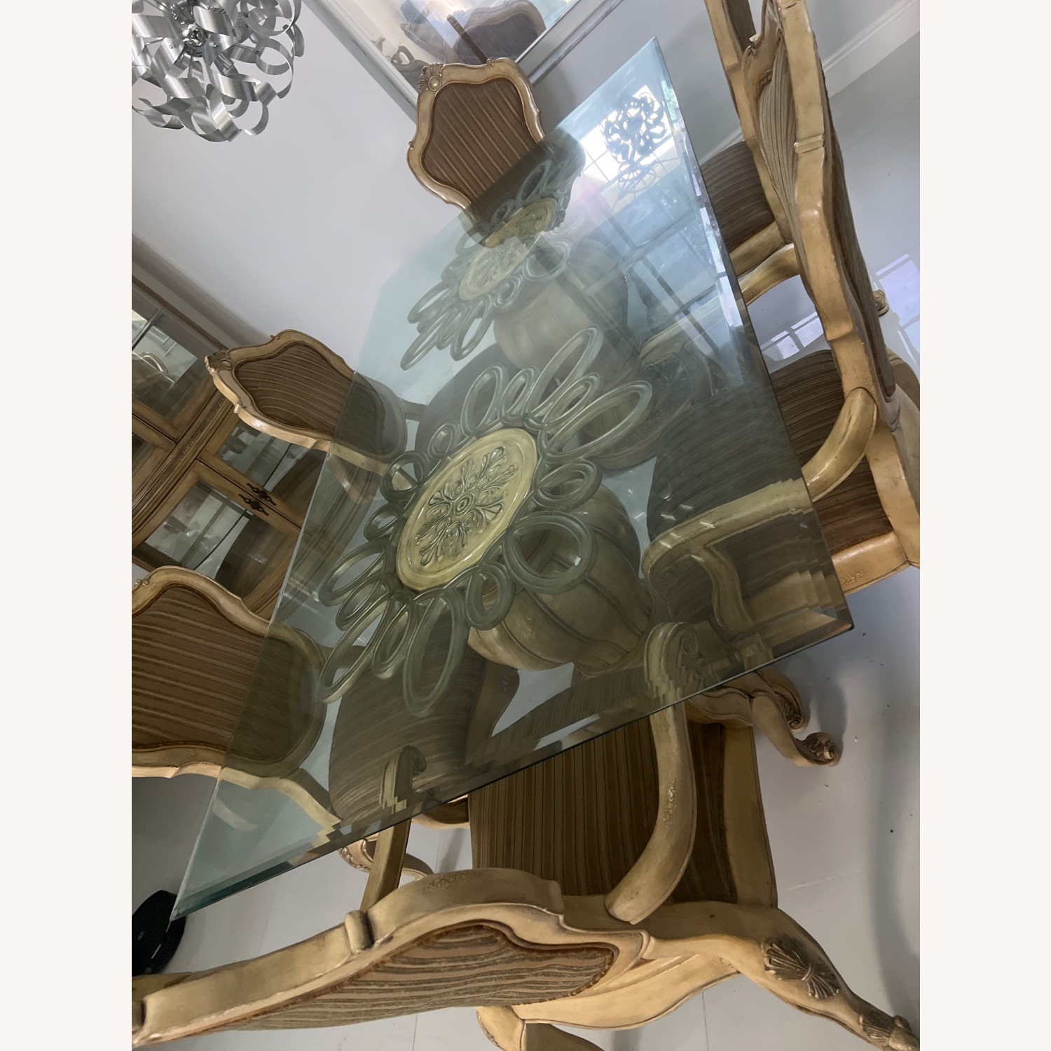 Glass Dining Table and 6 Chairs  - image-7