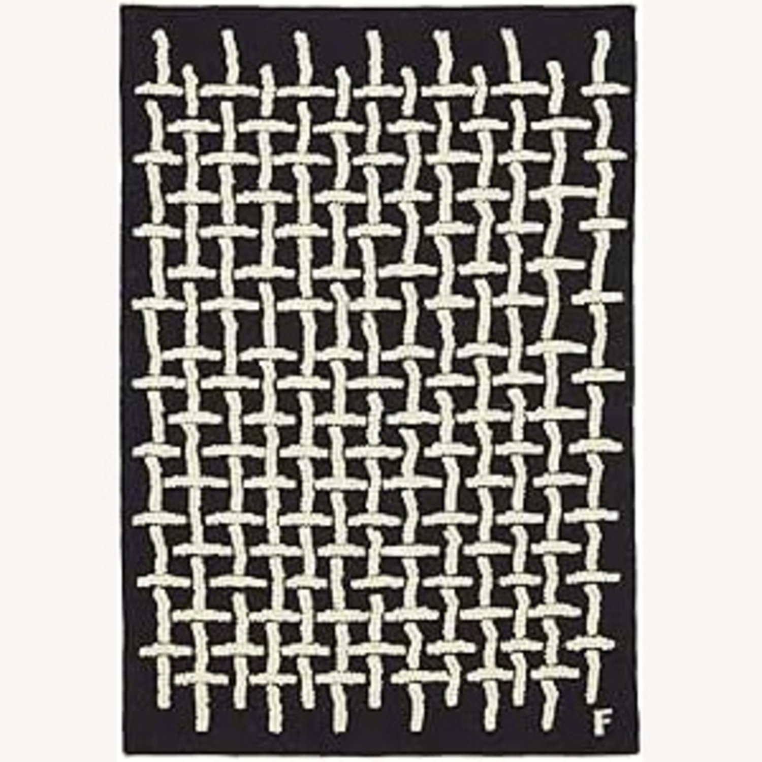 IKEA Unbekannt Black Area Rug 4' x 6' - image-0