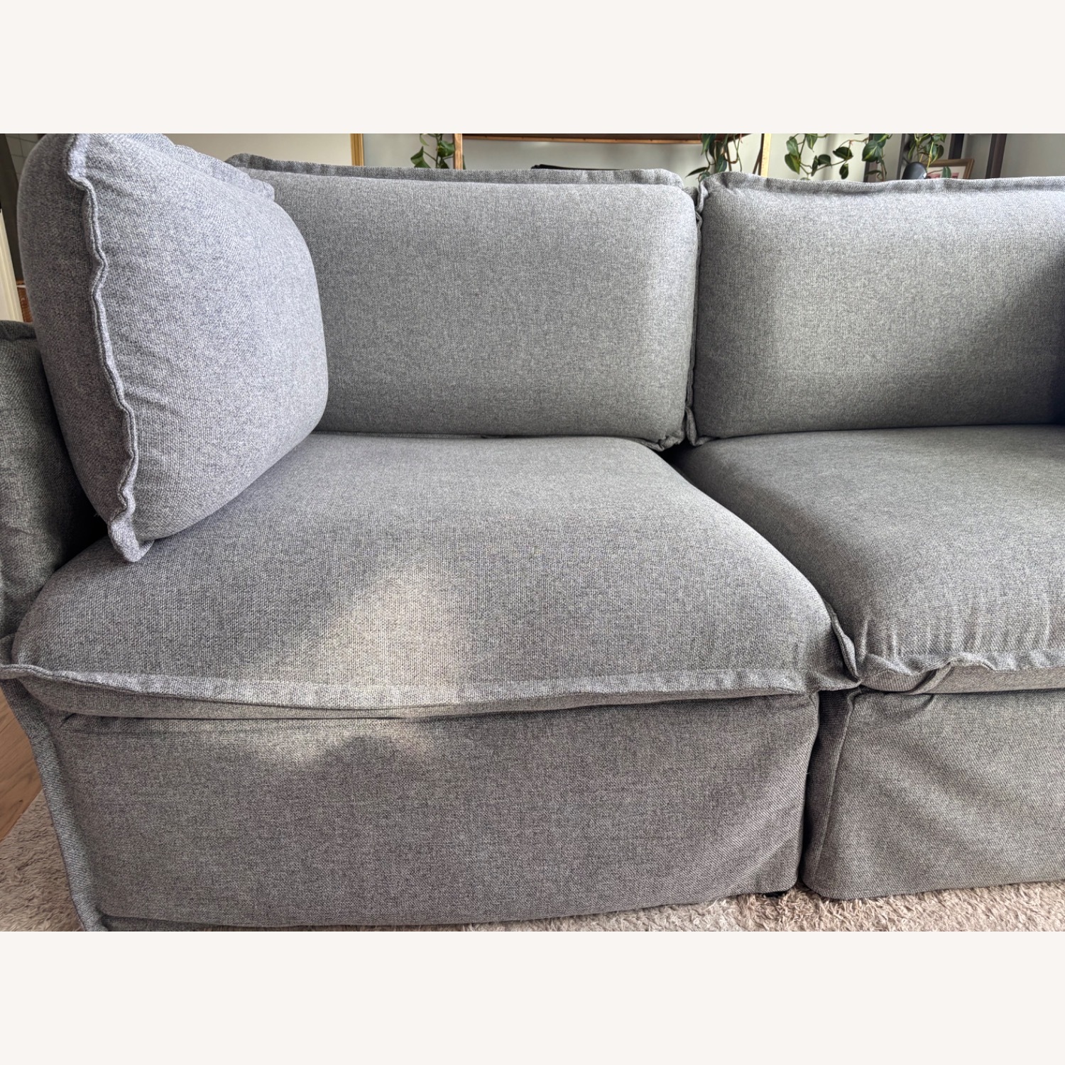 Anabei Modular Washable 2-seater Cloud sofa - image-3