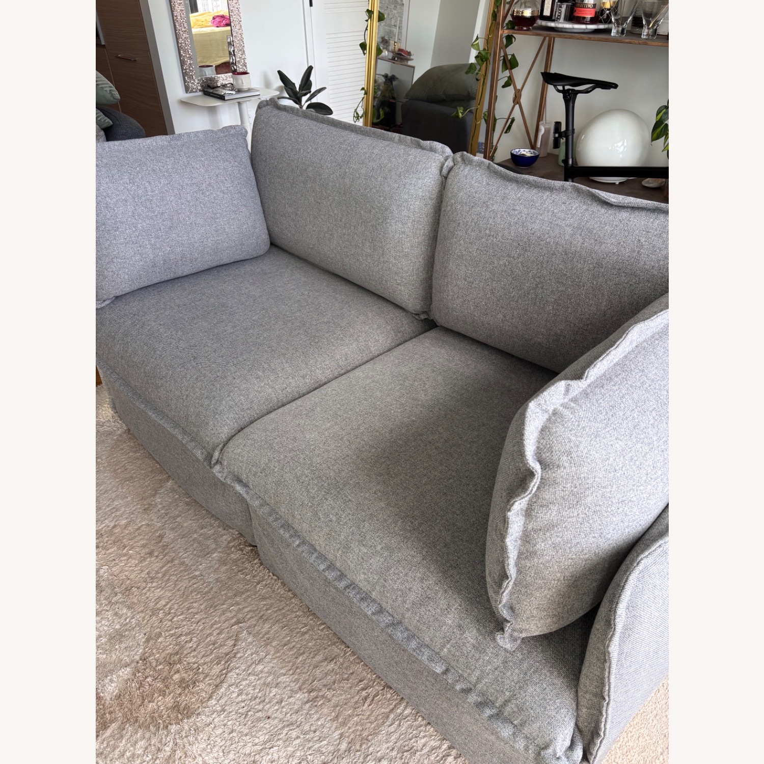 Anabei Modular Washable 2-seater Cloud sofa - image-1