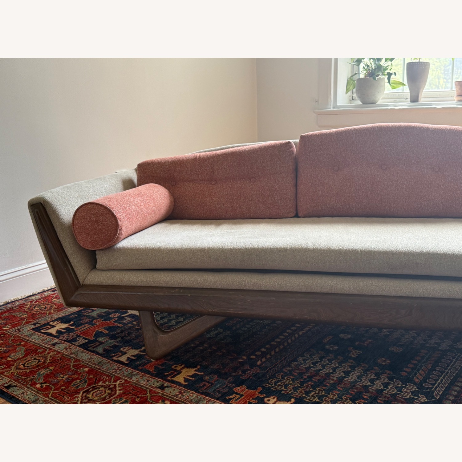 Adrian Pearsall Three Seater ‘Gondola’ Sofa - image-5