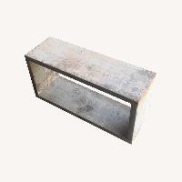 Grey Wooden Rustic Bench 