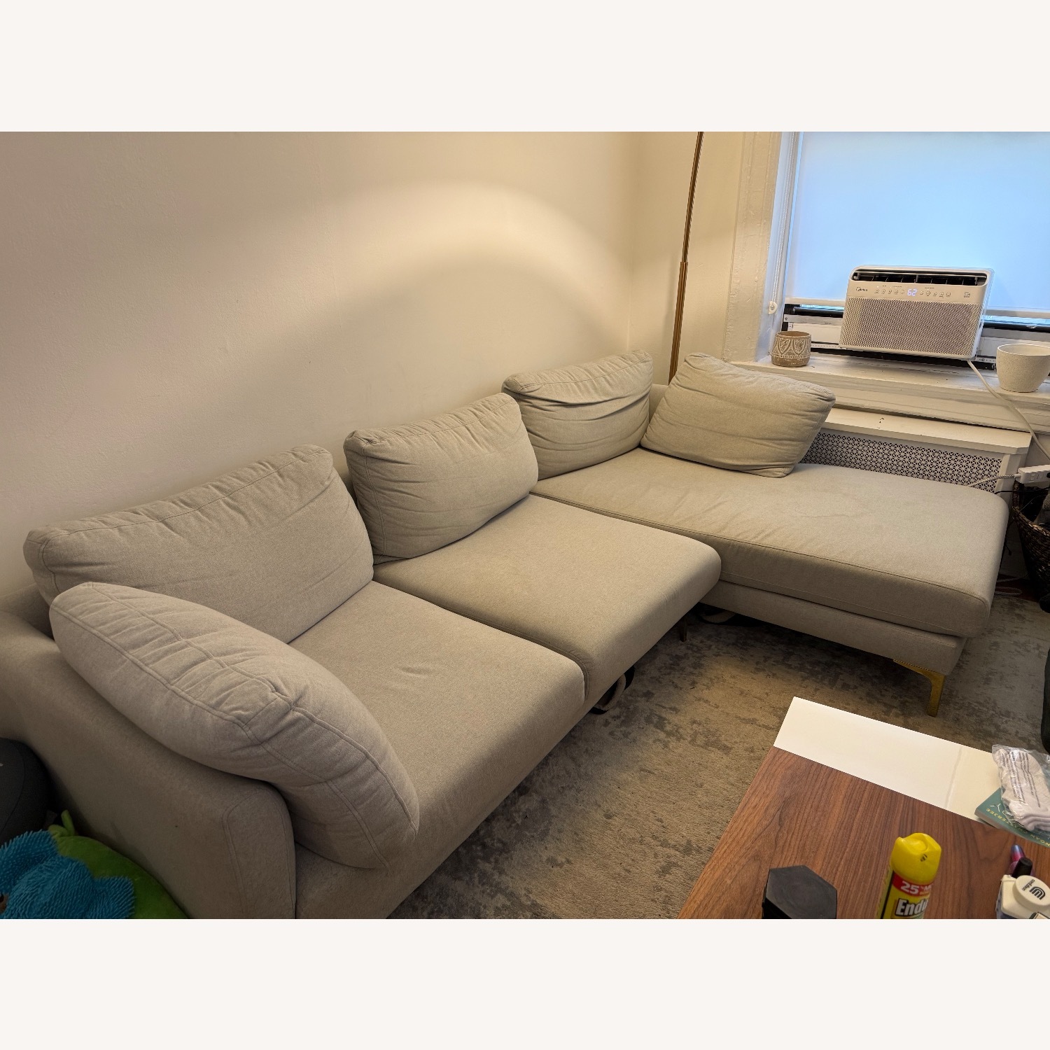 Castlery Adams Light Gray 3+ Piece Sectional - image-5