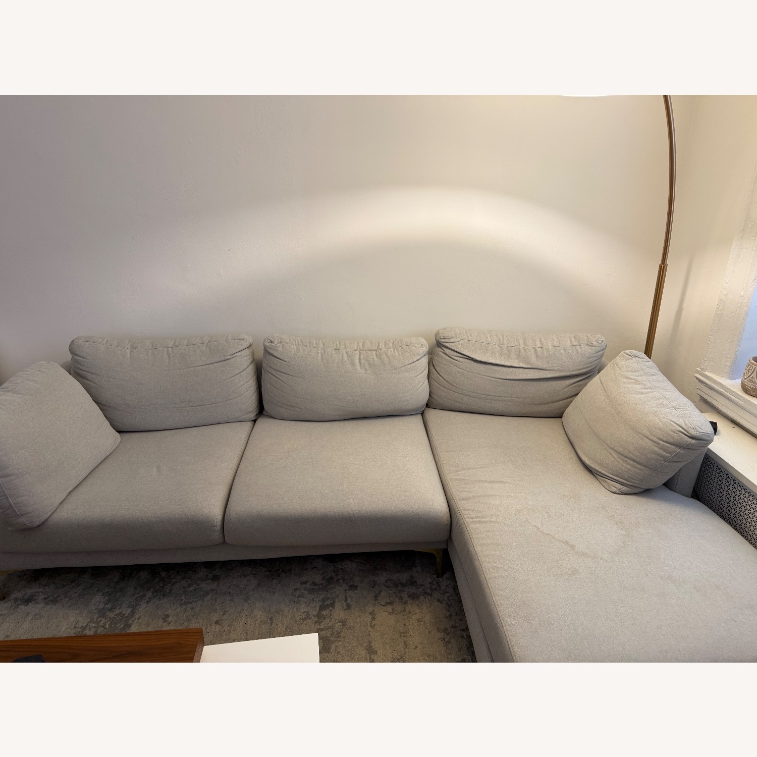 Castlery Adams Light Gray 3+ Piece Sectional - image-9