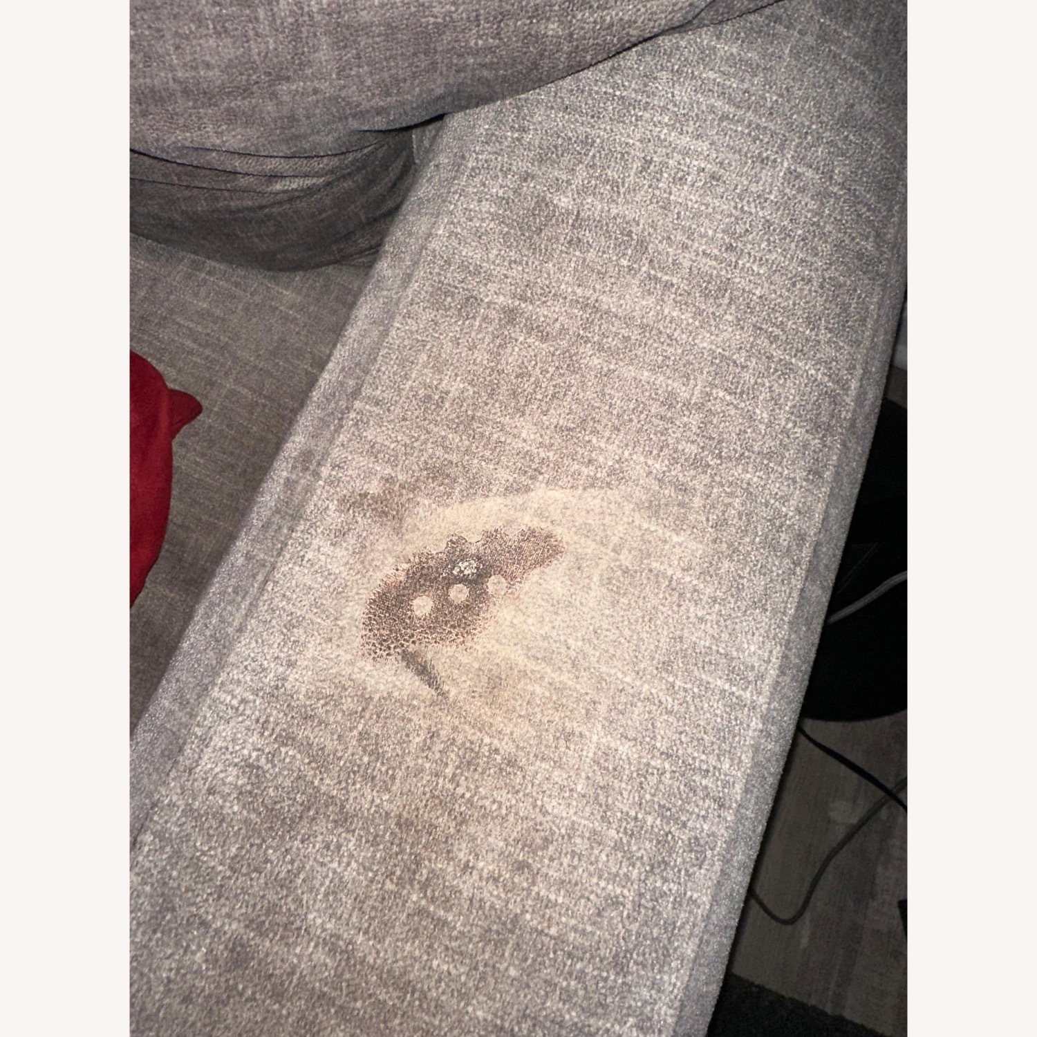 Dark Gray Fabric 2 Piece Sectional - image-2