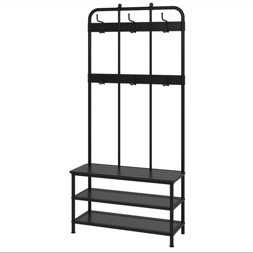 Used IKEA Pinnig Black Aluminum Dresser for sale on AptDeco