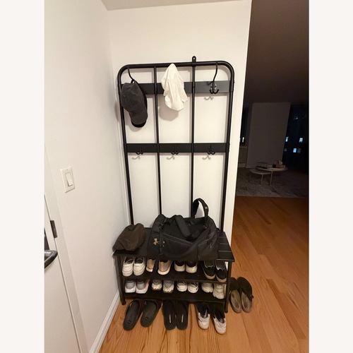 Used IKEA Pinnig Black Aluminum Dresser for sale on AptDeco