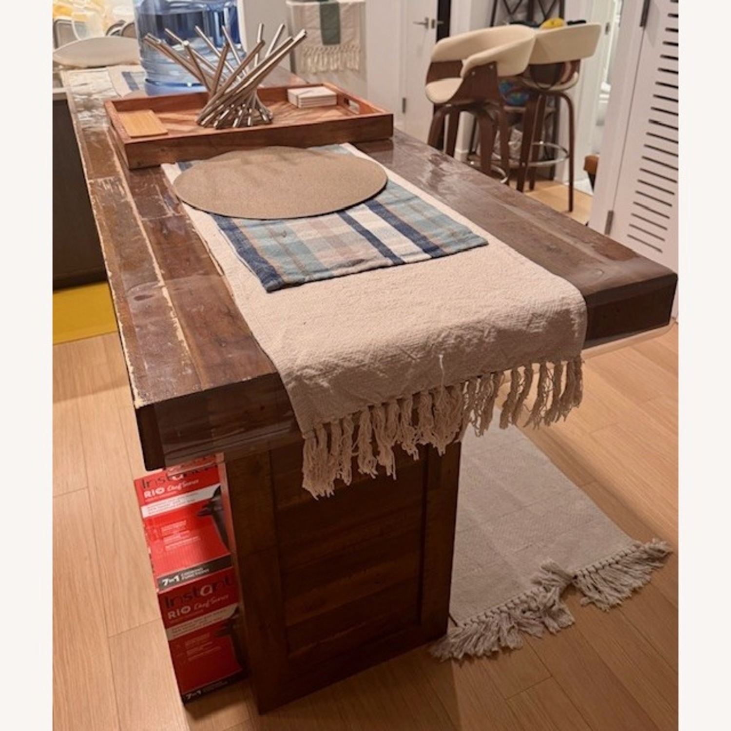 Coaster Fine Furniture Dark Brown Dining Table - image-3