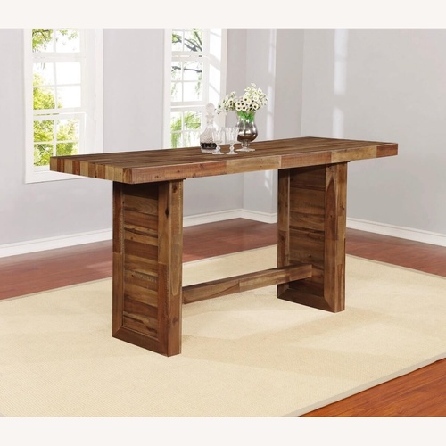 Used Coaster Fine Furniture Dark Brown Dining Table for sale on AptDeco
