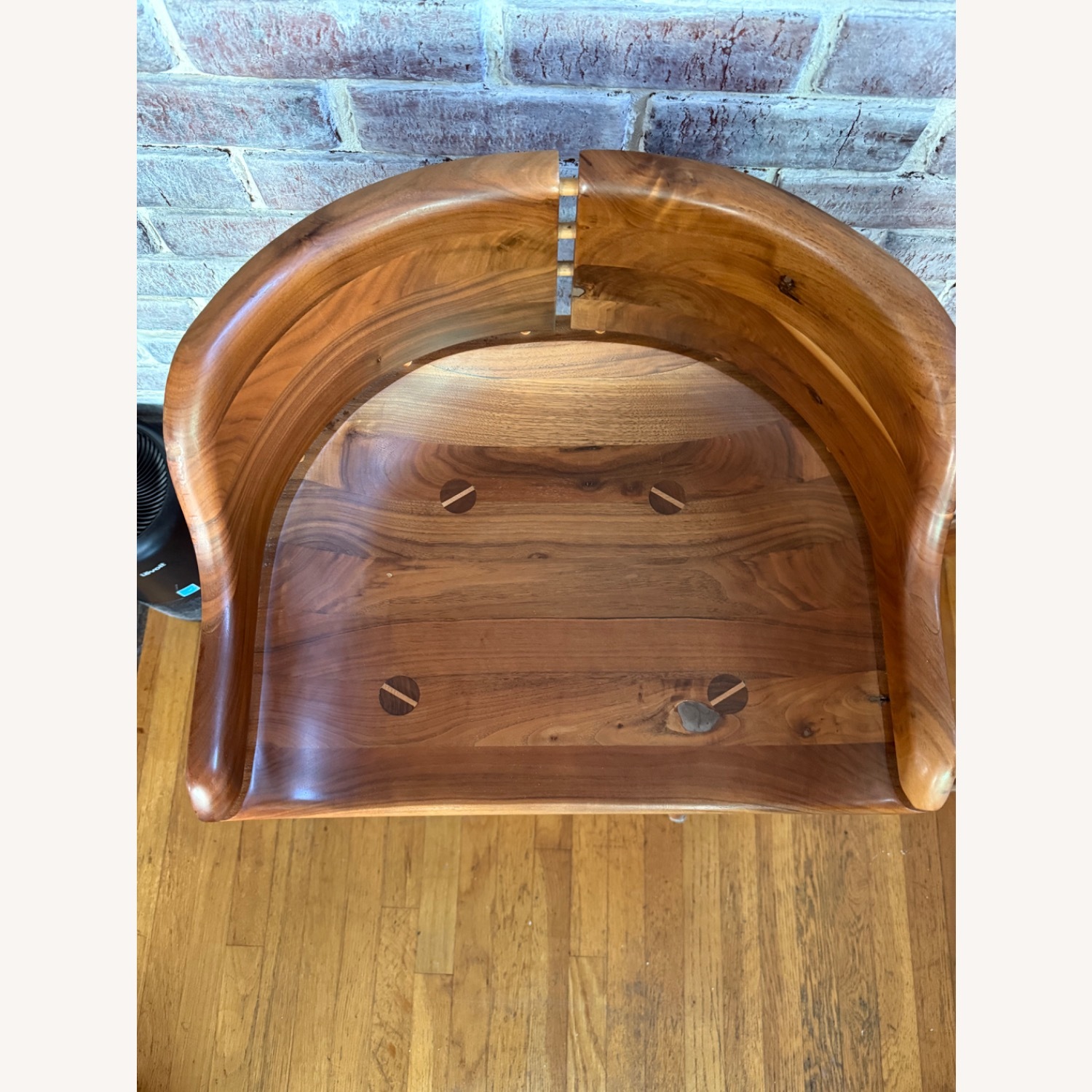 Curva Solid Walnut Barstools by Newel Modern - image-4