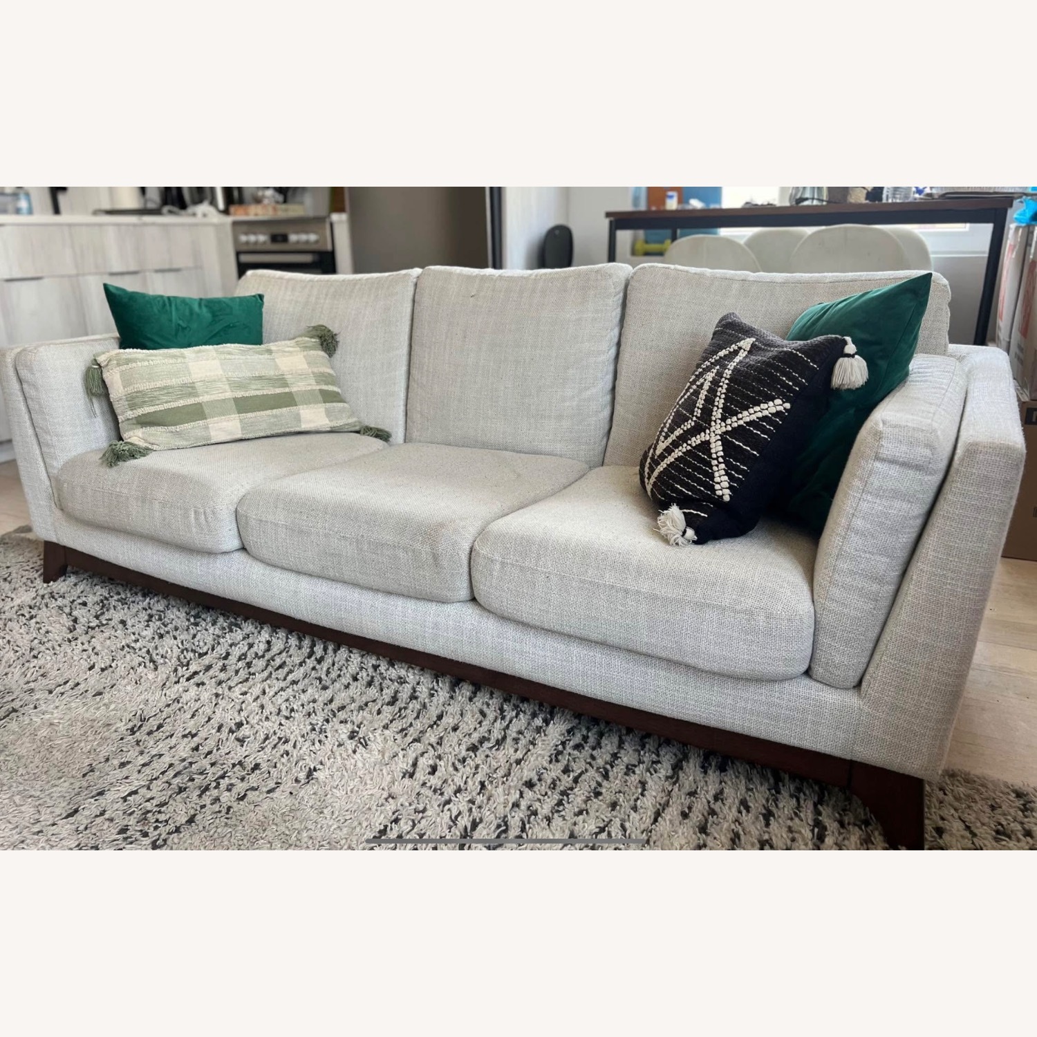 Article Ceni 83" Sofa - Chalk Gray - image-1