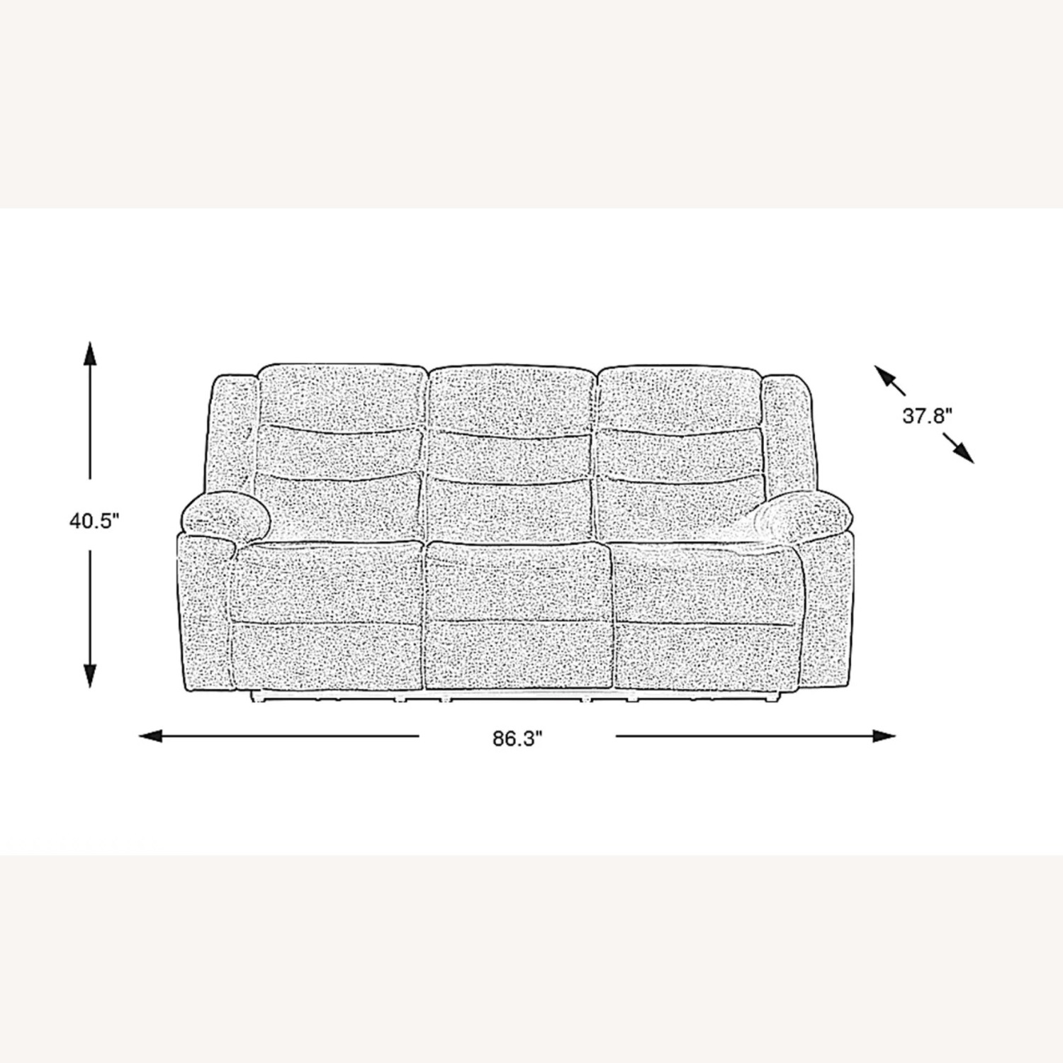 Rooms To Go Swansea Sofa - image-3