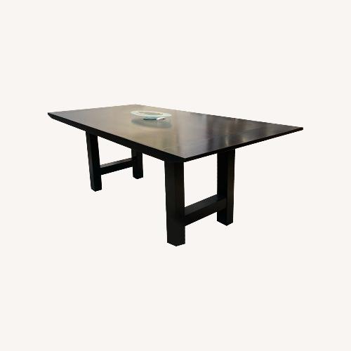 Used Bloomingdales Home Custom Wenge Dining Table  for sale on AptDeco