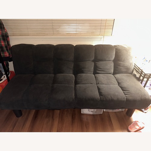 Used Blue Fabric Futon for sale on AptDeco
