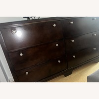 Dark Brown Wood Dresser